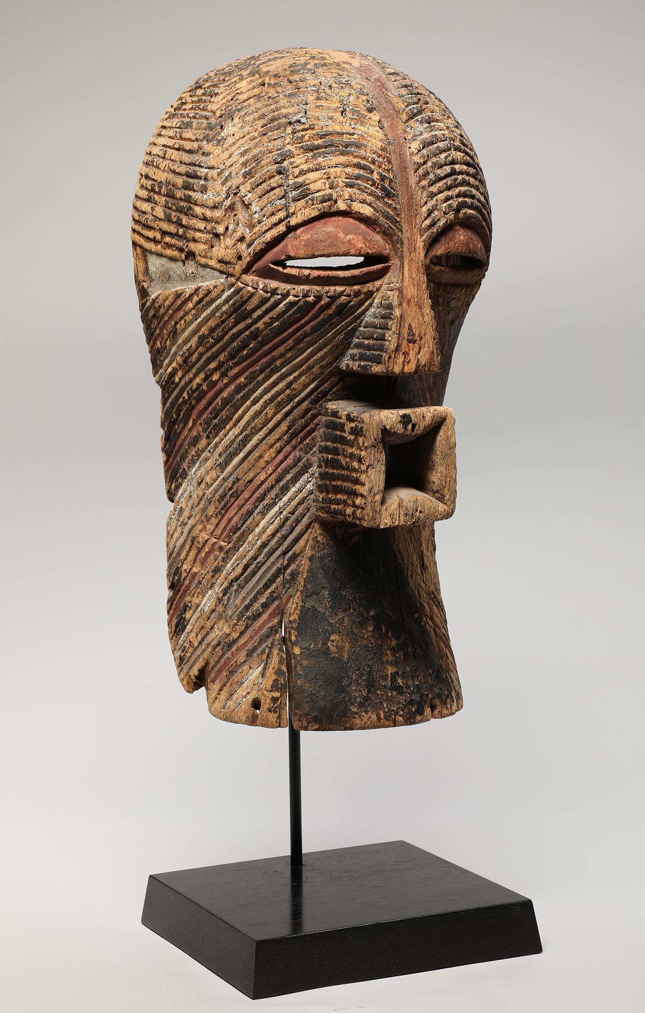 Congolese Large Classic Songye Kifwebe Mask, Ex Laeremans, Davy Early 20th Century Congo