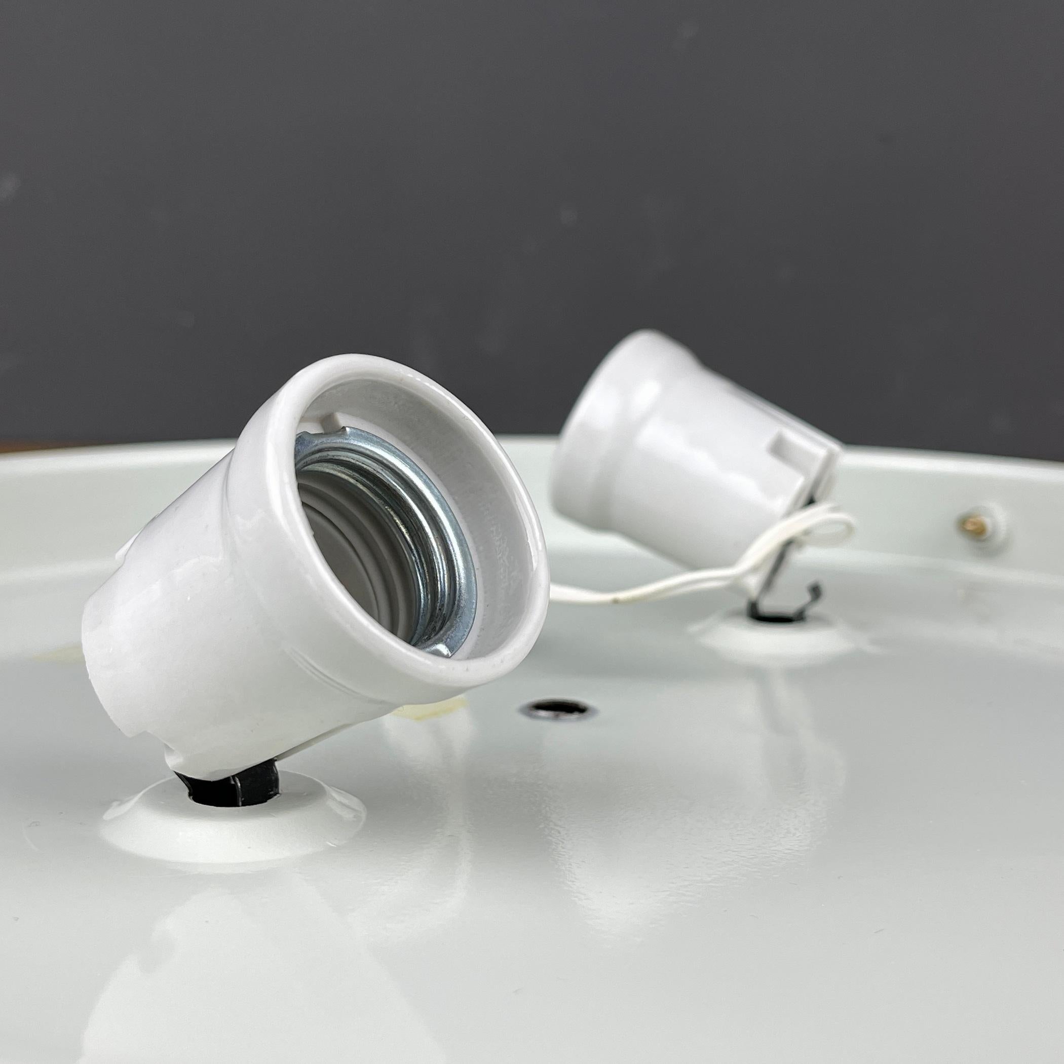 Lampada da soffitto o da parete in vetro di murano a volute classiche di grandi dimensioni Italia anni '70 in vendita 6