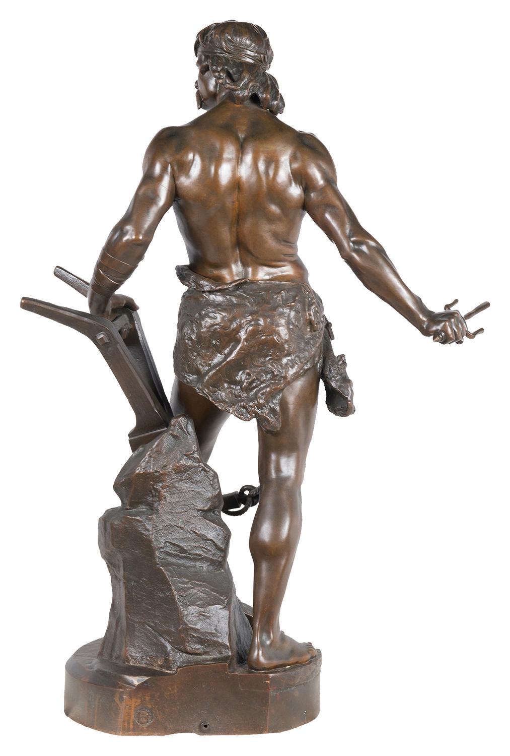 Große klassische Bronze „By the Sword and Plow“, von Boisseau (Französisch) im Angebot