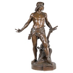 Large Classical Bronze 'By the Sword and Plow', by Boisseau
