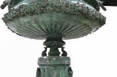 Large Classical Italian Bronze Bird Fountain Statue