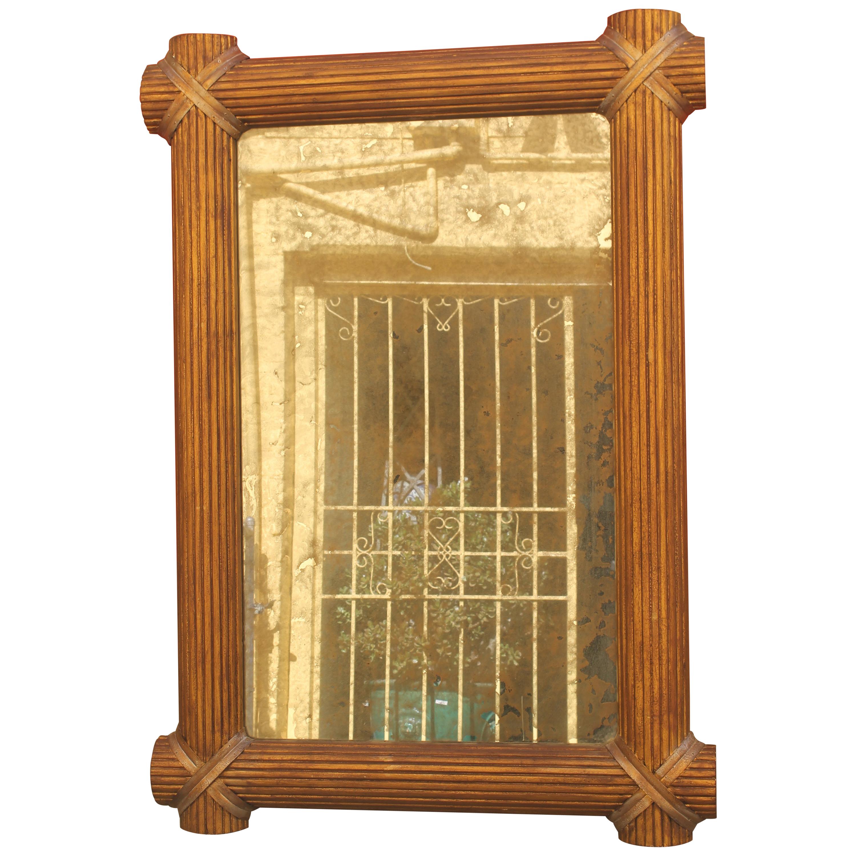 Large Classical Regency Framed Mirror For Sale at 1stDibs