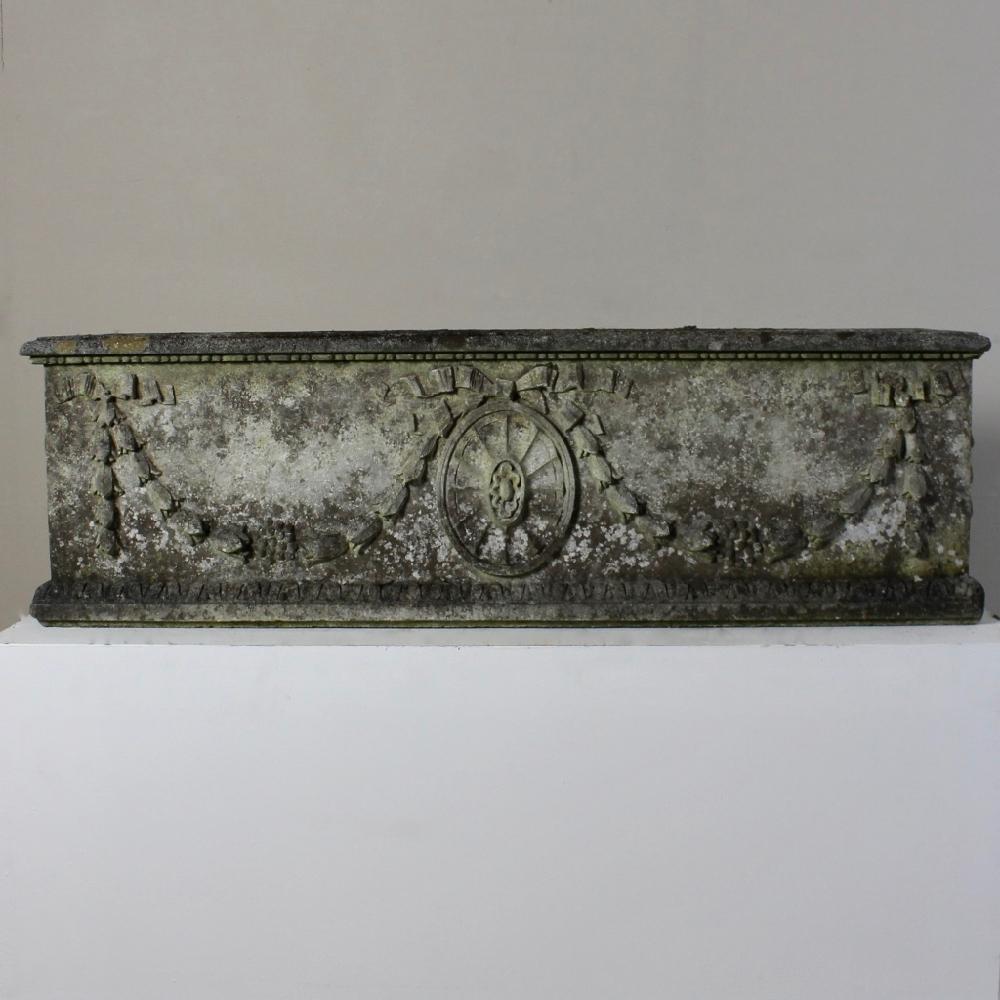 A very decorative, mid-20th century classical planter, in the Adam style. Beautifully weathered and in excellent condition.