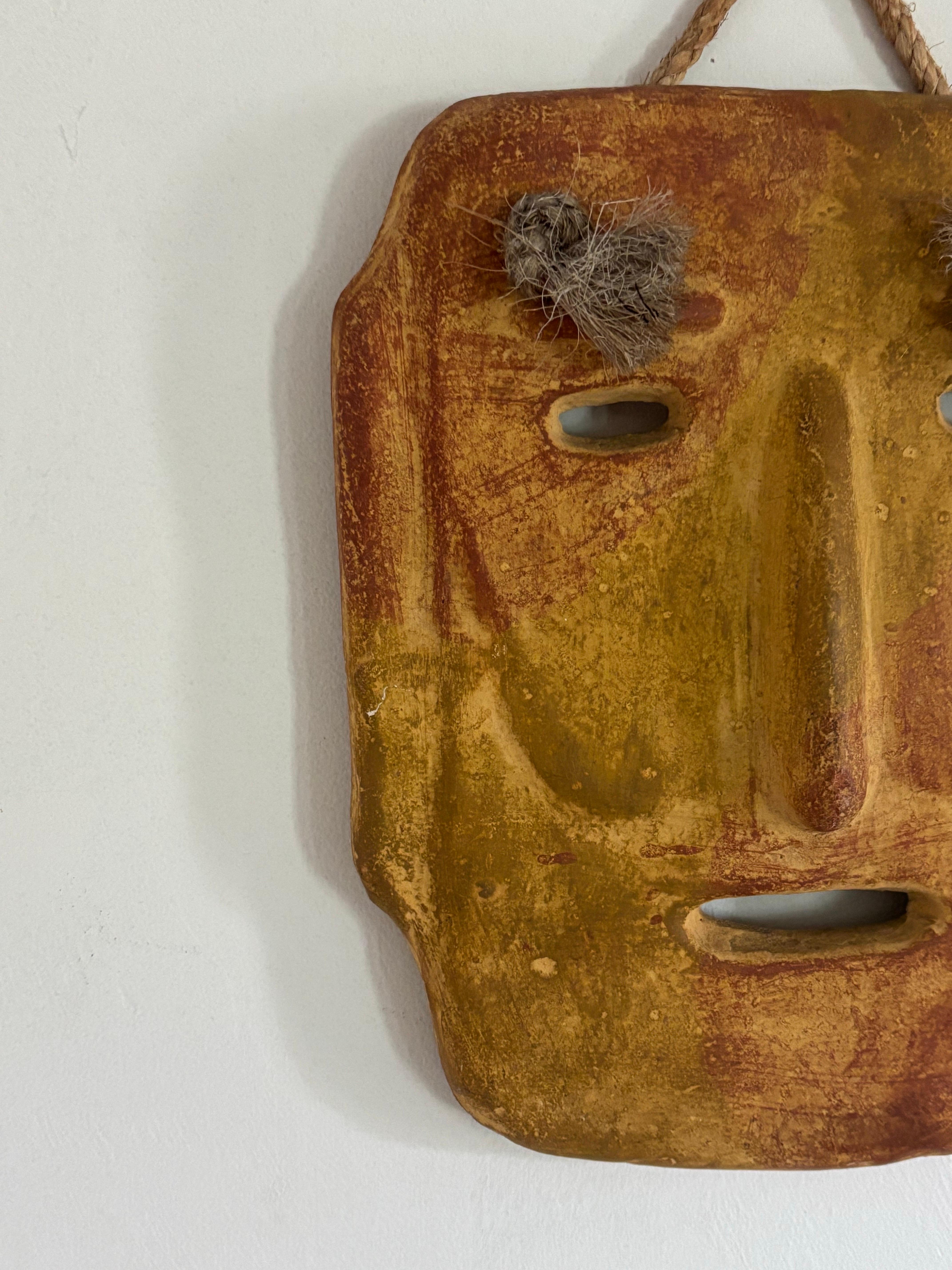 XX secolo Grande maschera d'argilla, 1960, Italia in vendita