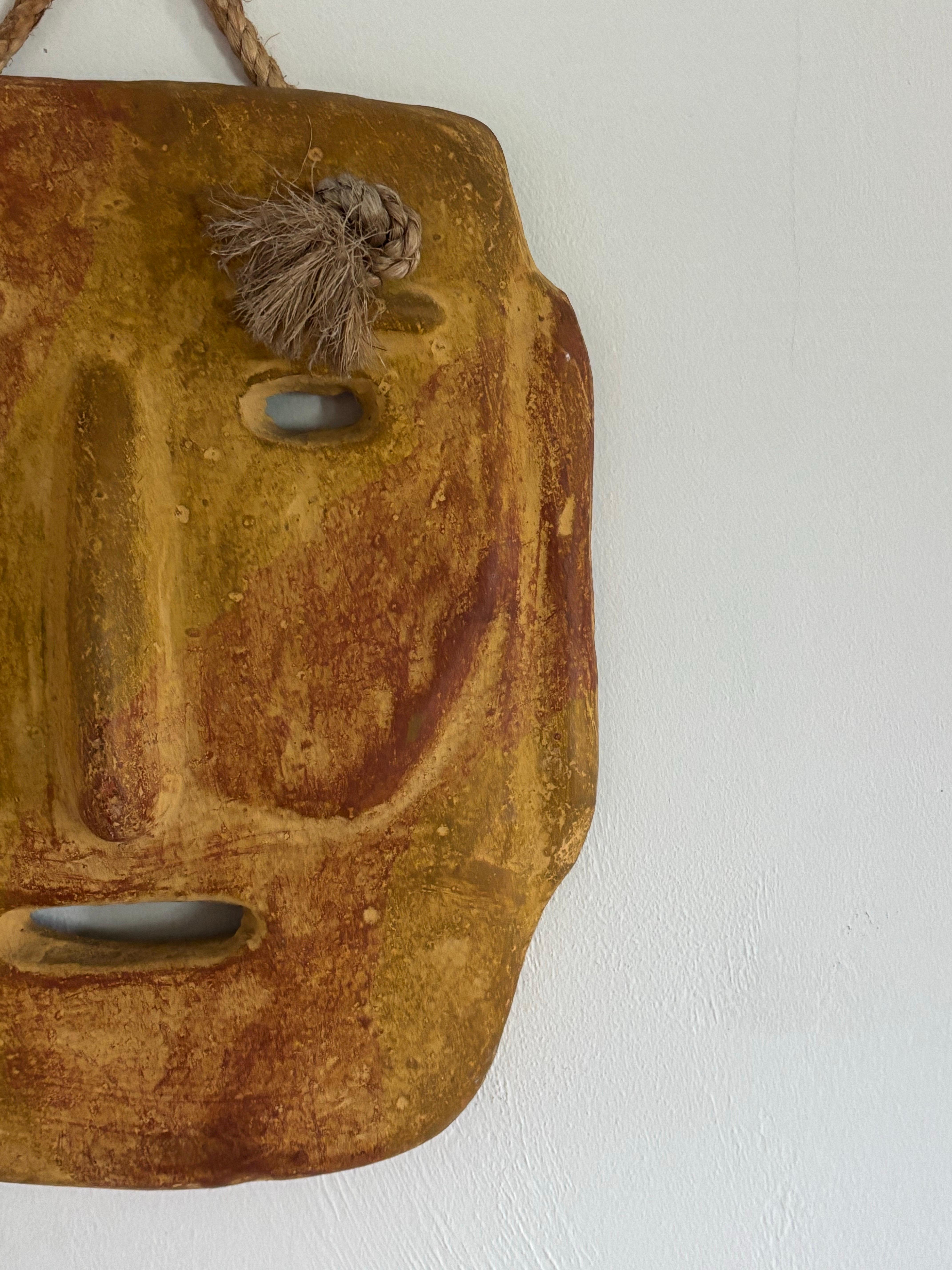 Argilla Grande maschera d'argilla, 1960, Italia in vendita