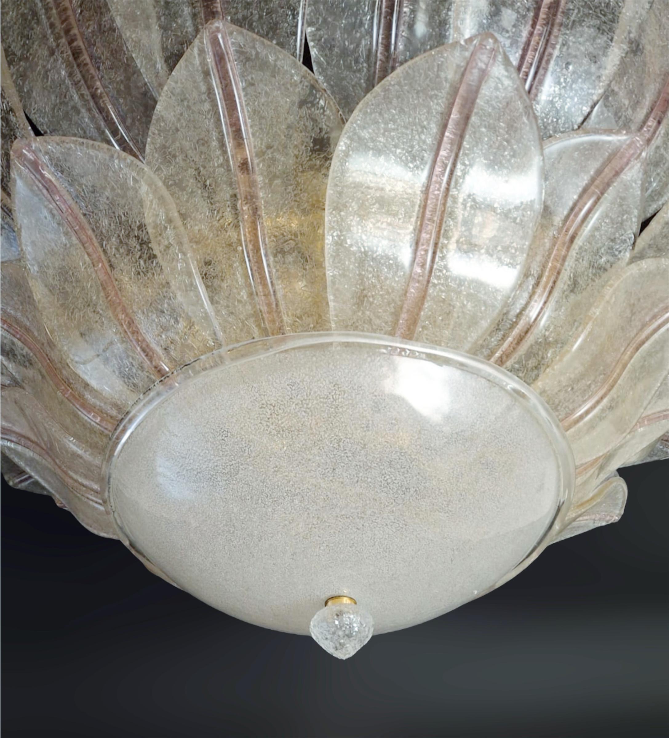 Graniglia Murano de color rosa y transparente, grande y empotrable en Bueno estado para la venta en Los Angeles, CA