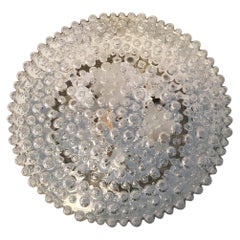 Large Clear Bubble Flush Mount by Staff Leuchten of Germany, 1970s