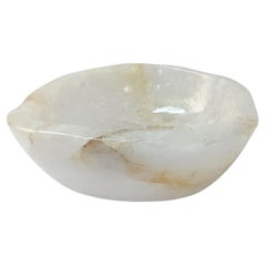 Large Clear Quartz Bowl from Madagascar Perfect for Wine and Champagne Cooler