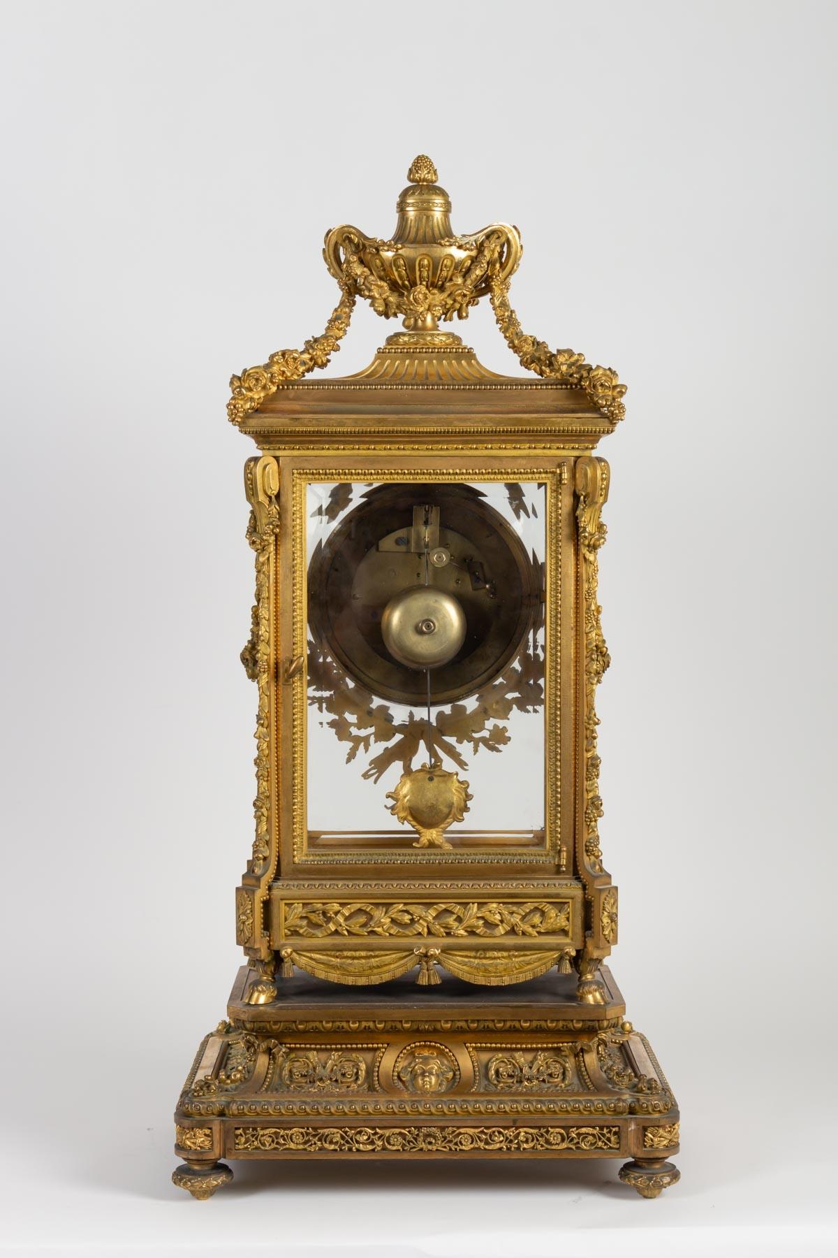 Large Clock, Louis XVI Style, 19th Century 10