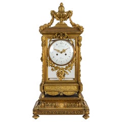 Large Clock, Louis XVI Style, 19th Century