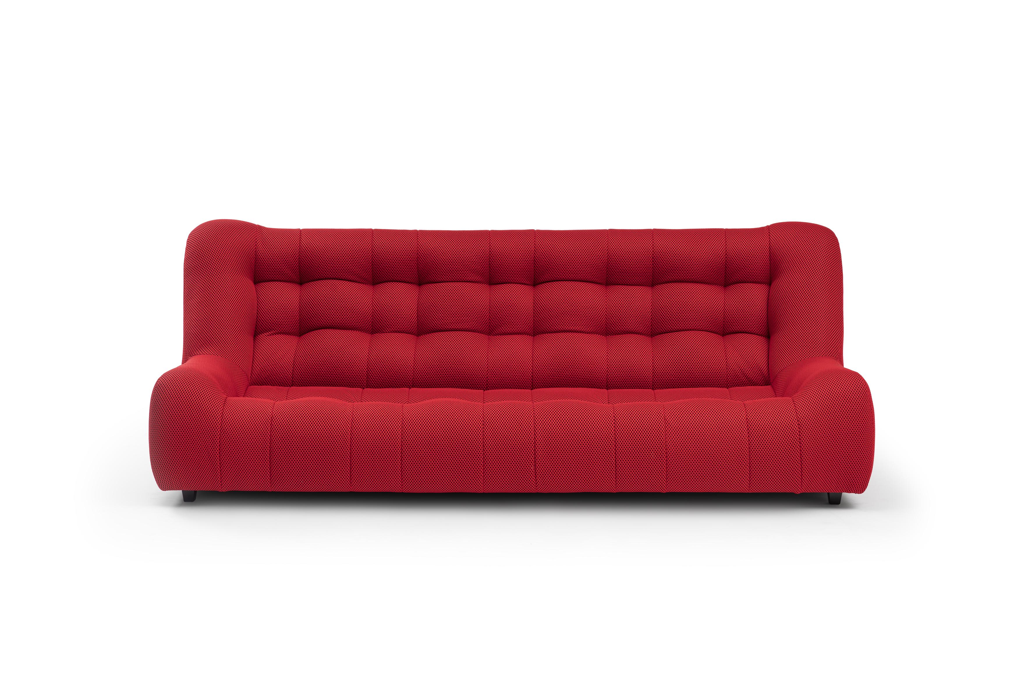 Sofá Nube grande by RALPH M 
Dimensiones: An 237 x Pr 101 x Al 87 cm. 
Materiales: Haya maciza, Paneles de aglomerado, Acero inoxidable, Tejido. 

Detalles:
Estructura: Haya maciza y paneles de aglomerado.
Muelle del asiento: Cinchas elásticas