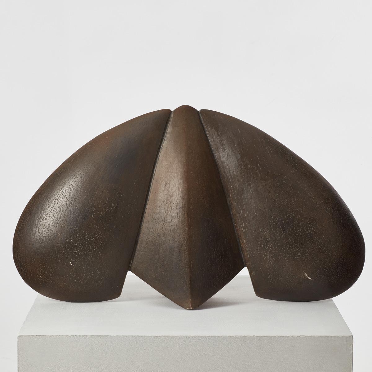 Modern Large Cloven Abstract Sculpture from the Private Collection of Sir Terence Conr