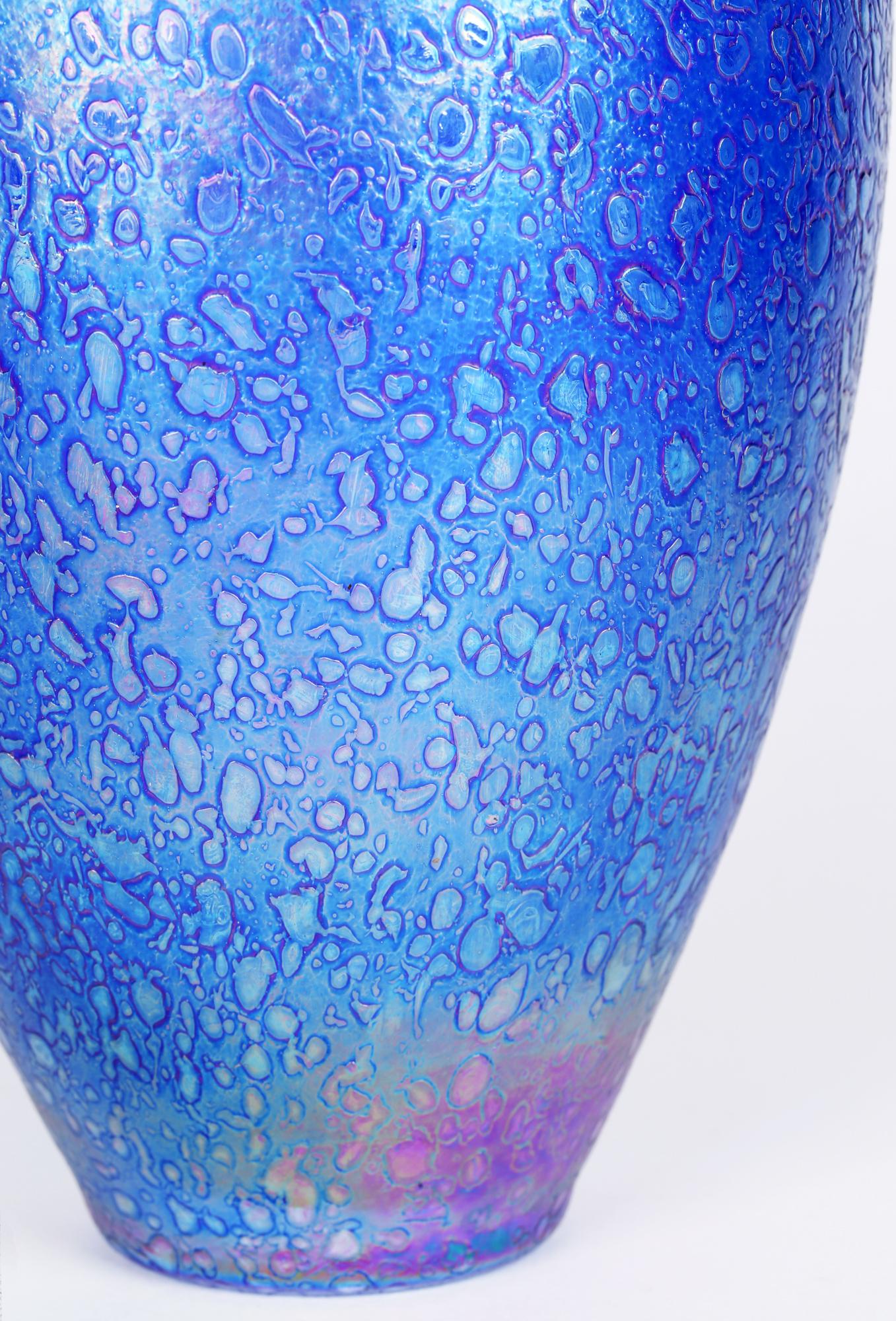 large cobalt blue vase