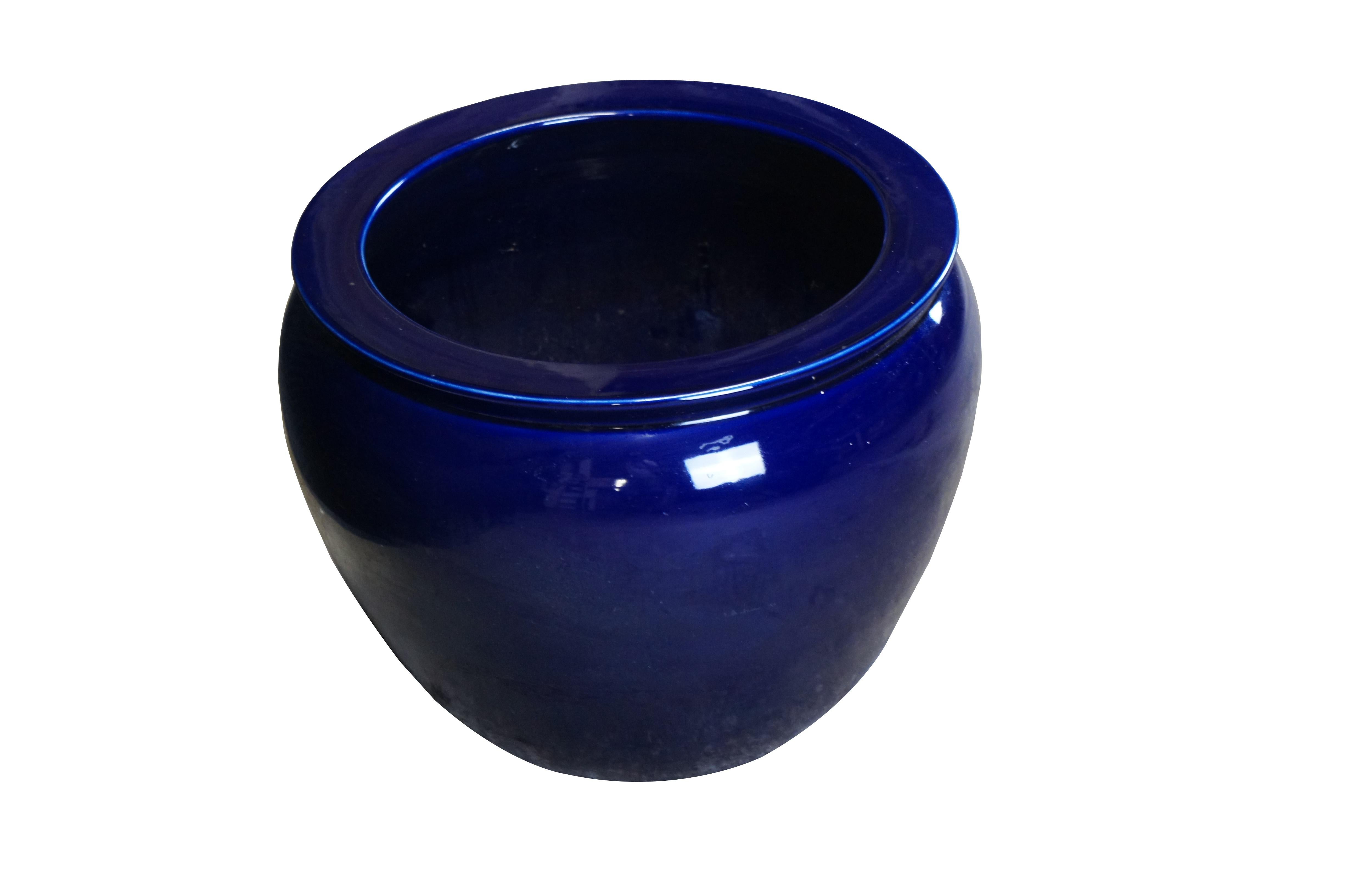 large vintage flower pots
