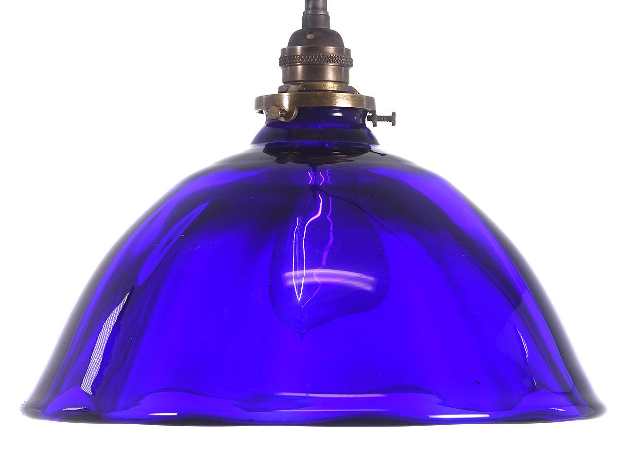 Américain Grands pendentifs bleu cobalt de bijouterie en vente