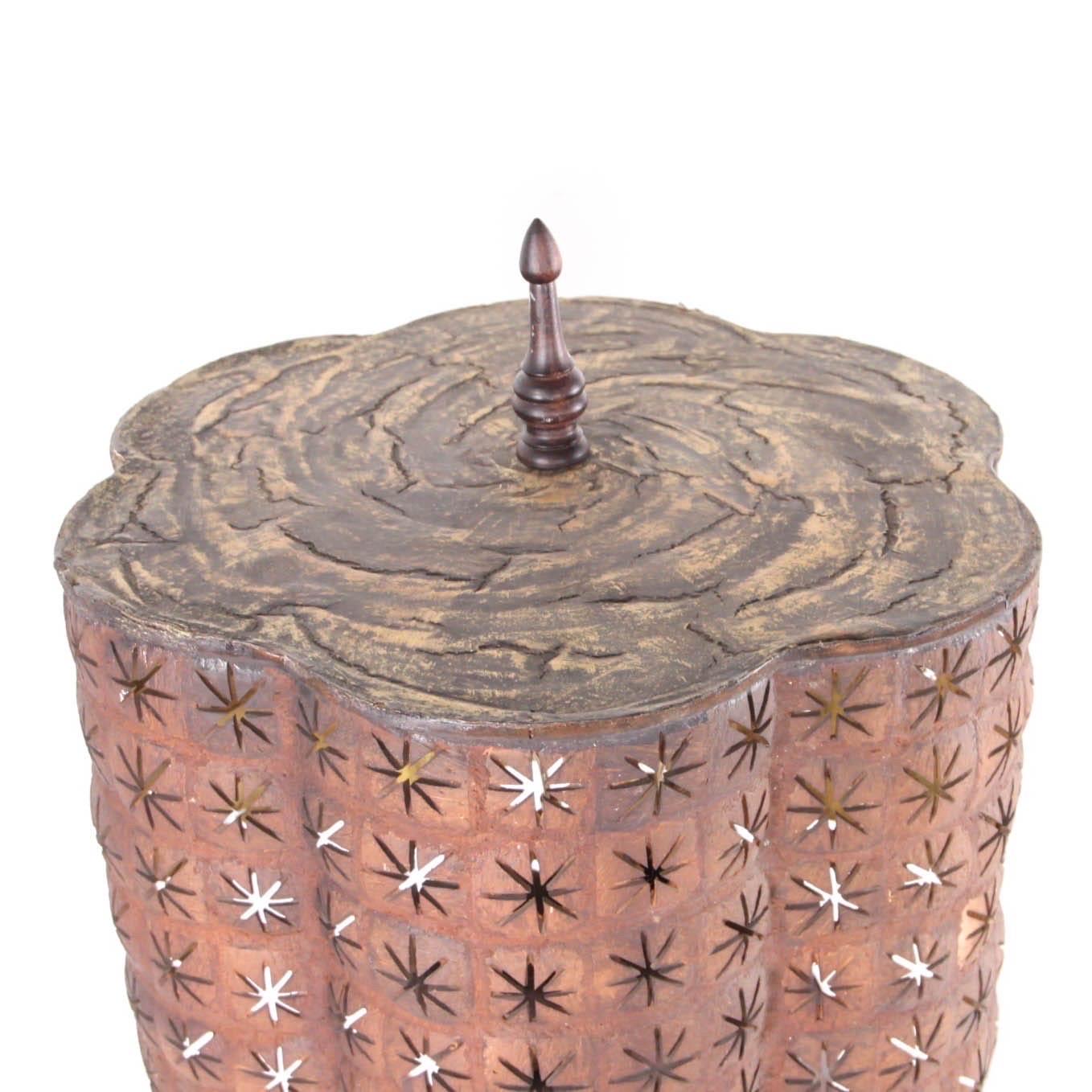 Large « coconuts » lamp In Good Condition For Sale In Isle Sur Sorgue, FR