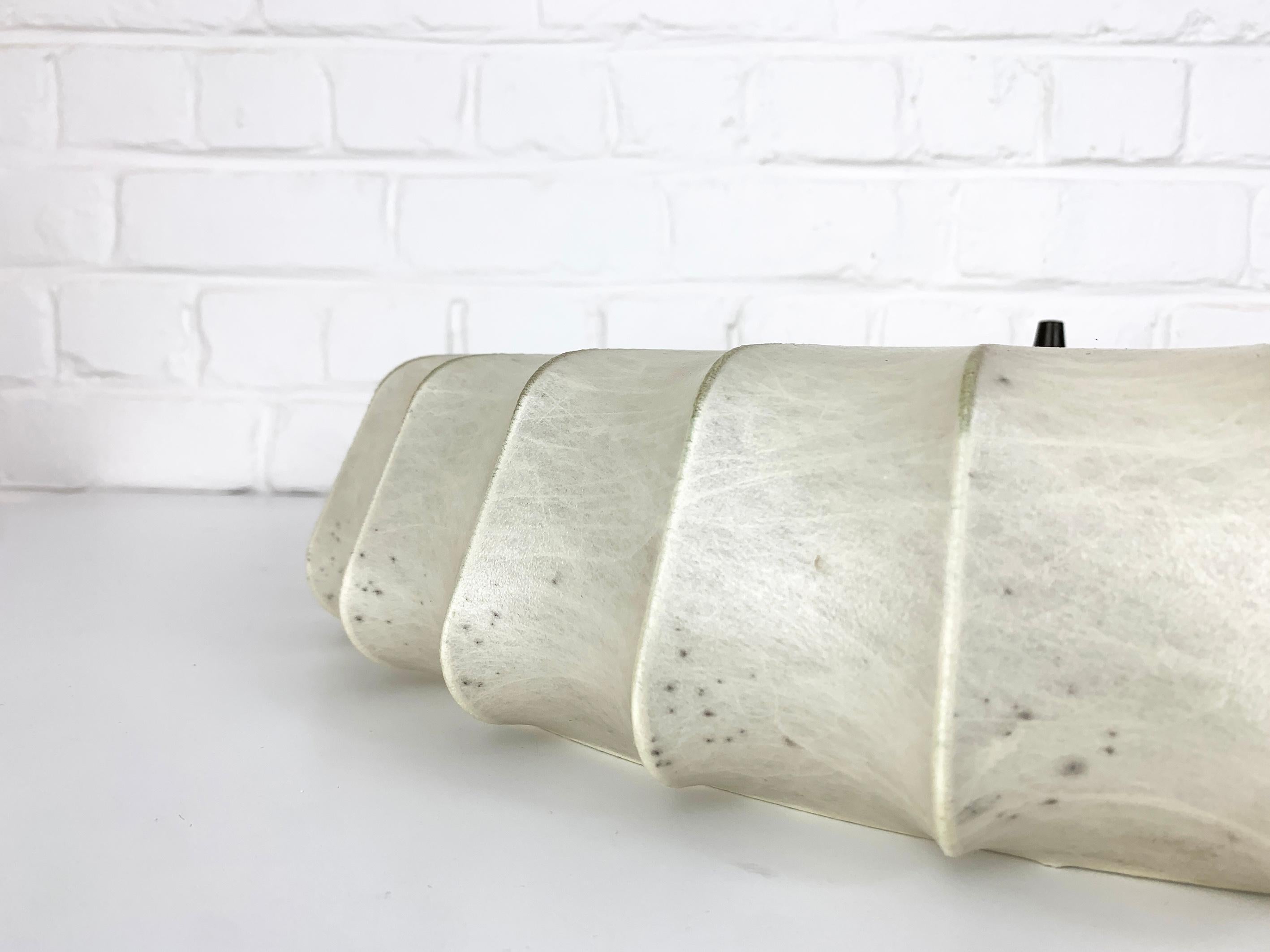 Large Cocoon Flush ceiling light, Friedel Wauer for Goldkant Leuchten, 1960s 2