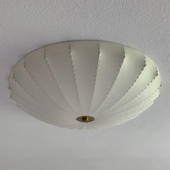Large Cocoon Flush Mount by Friedel Wauer for Goldkant, Castiglioni, Flos Style