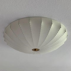 Large Cocoon Flush Mount by Friedel Wauer for Goldkant, Castiglioni, Flos Style