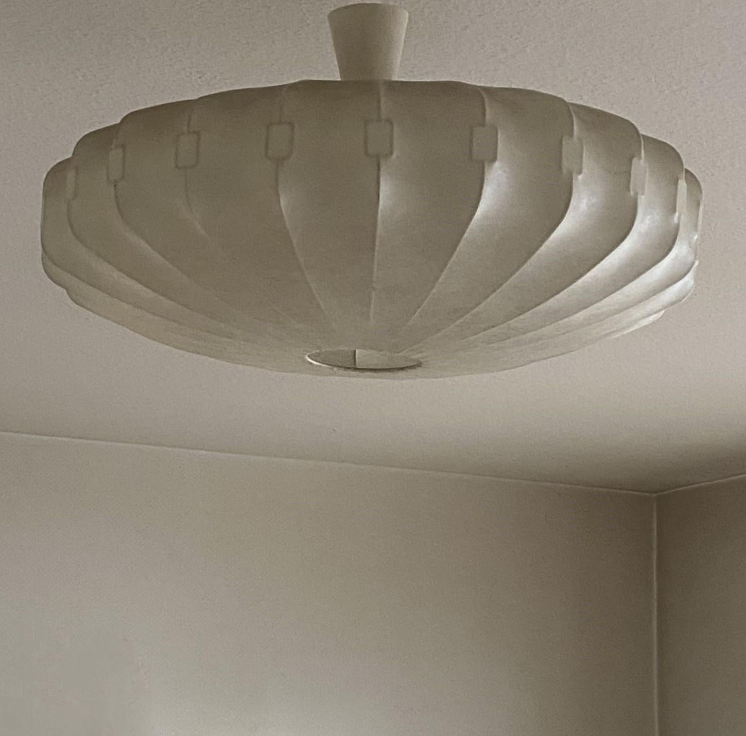 Große Einbaubeleuchtung Cocoon von Friedel Wauer für Goldkant, Castiglioni, Flos Style (Handgefertigt)