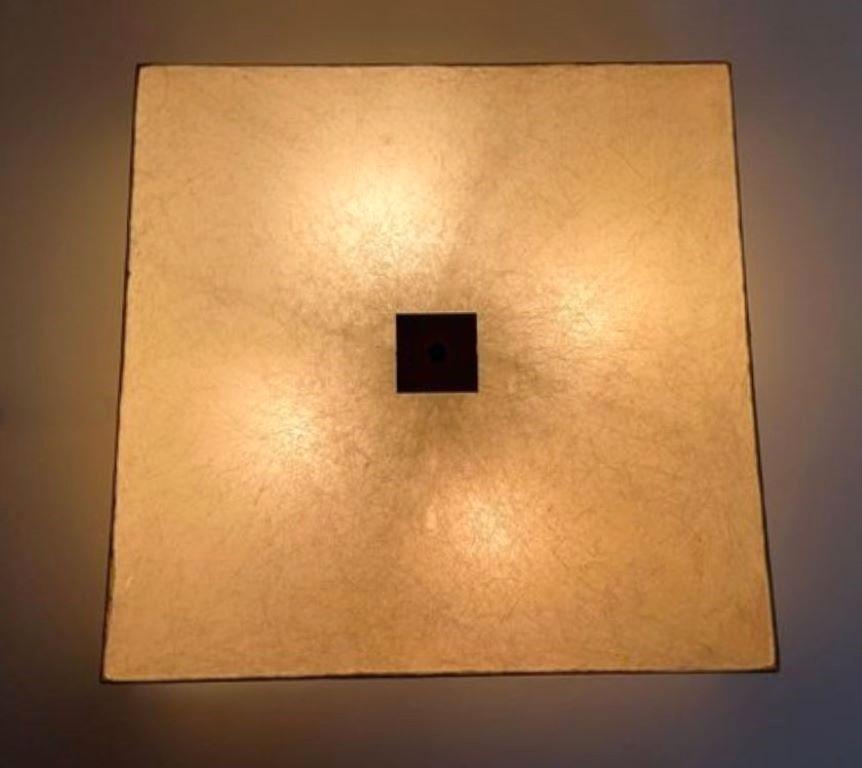 Large Cocoon Flush Mount Goldkant Ceiling Light Castiglioni, Flos Style, 1960s For Sale 1