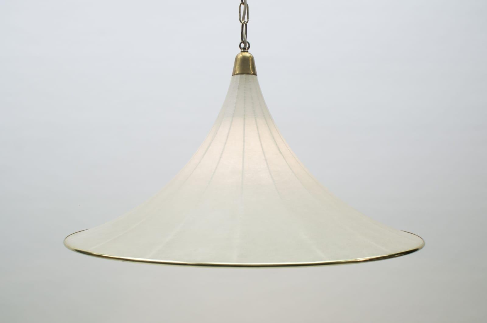 Large Cocoon Hanging Lamp by Münchener Werkstätten, Munich, 1960, Germany In Good Condition In Nürnberg, Bayern