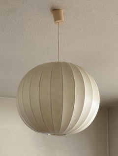Große Cocoon-Deckenleuchte von Friedel Wauer für Goldkant, Gemany, 1960er Jahre