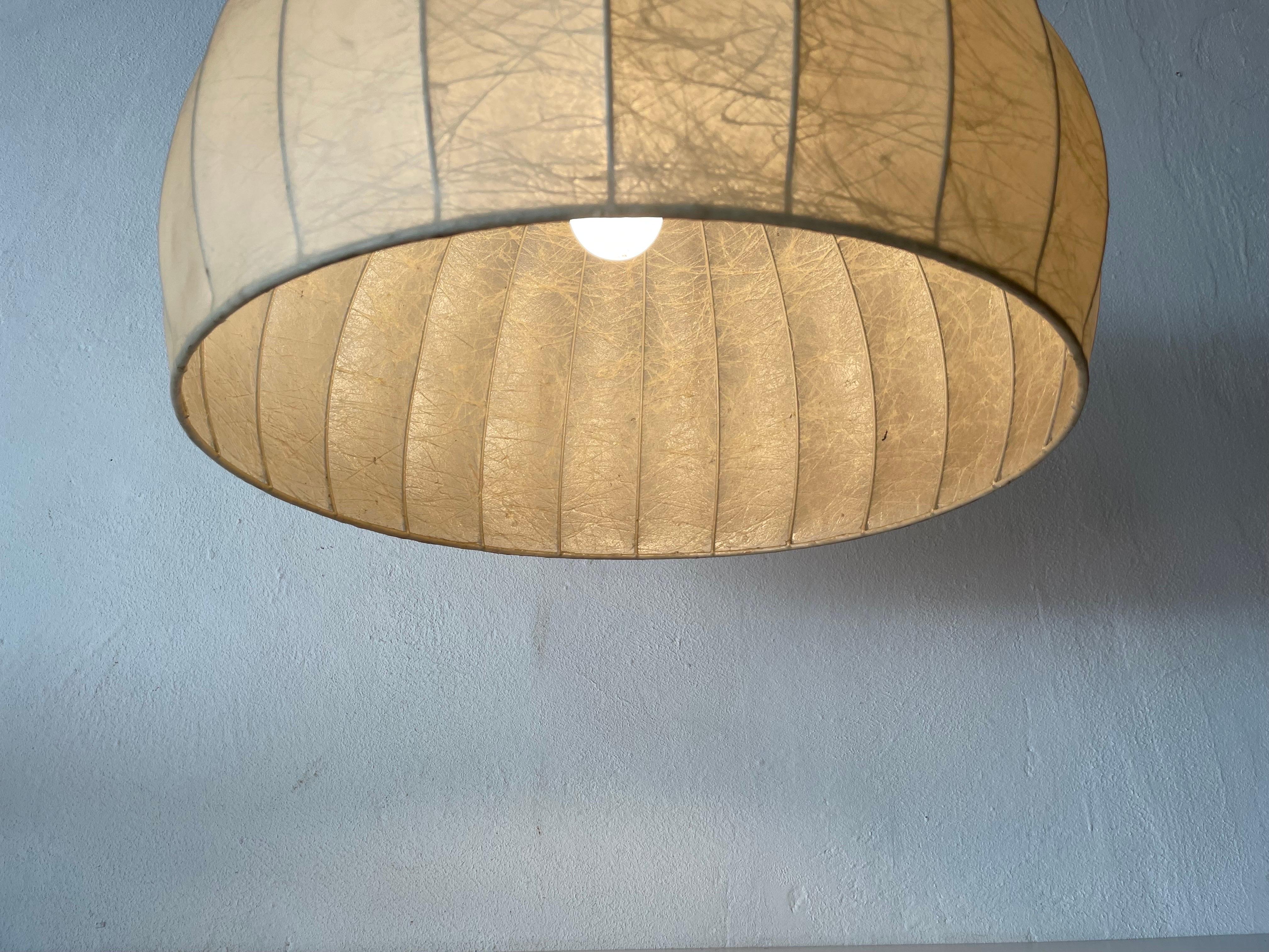 Large Cocoon Pendant Lamp, 1960s, Italy 4