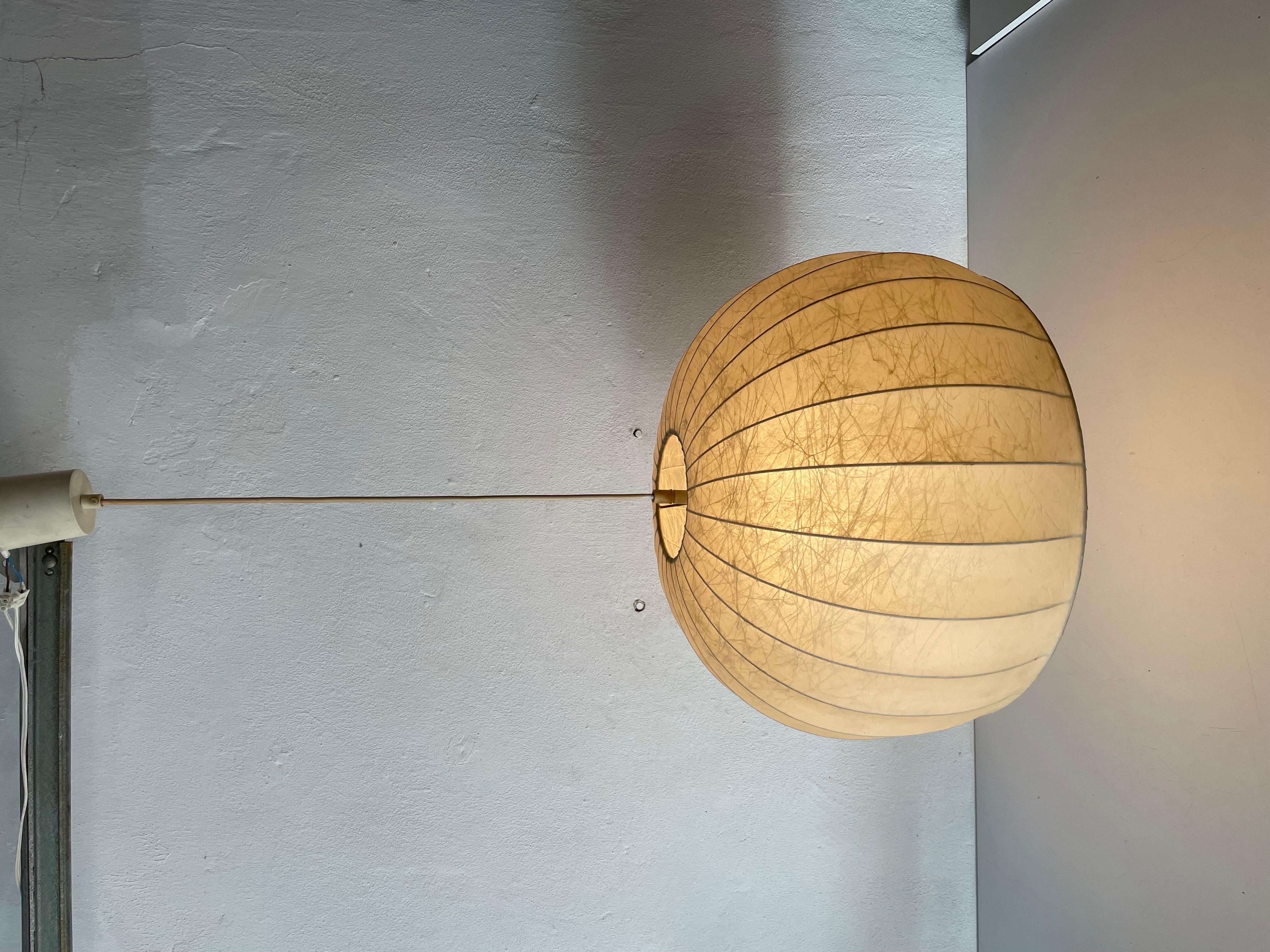 Large Cocoon Pendant Lamp, 1960s, Italy 6