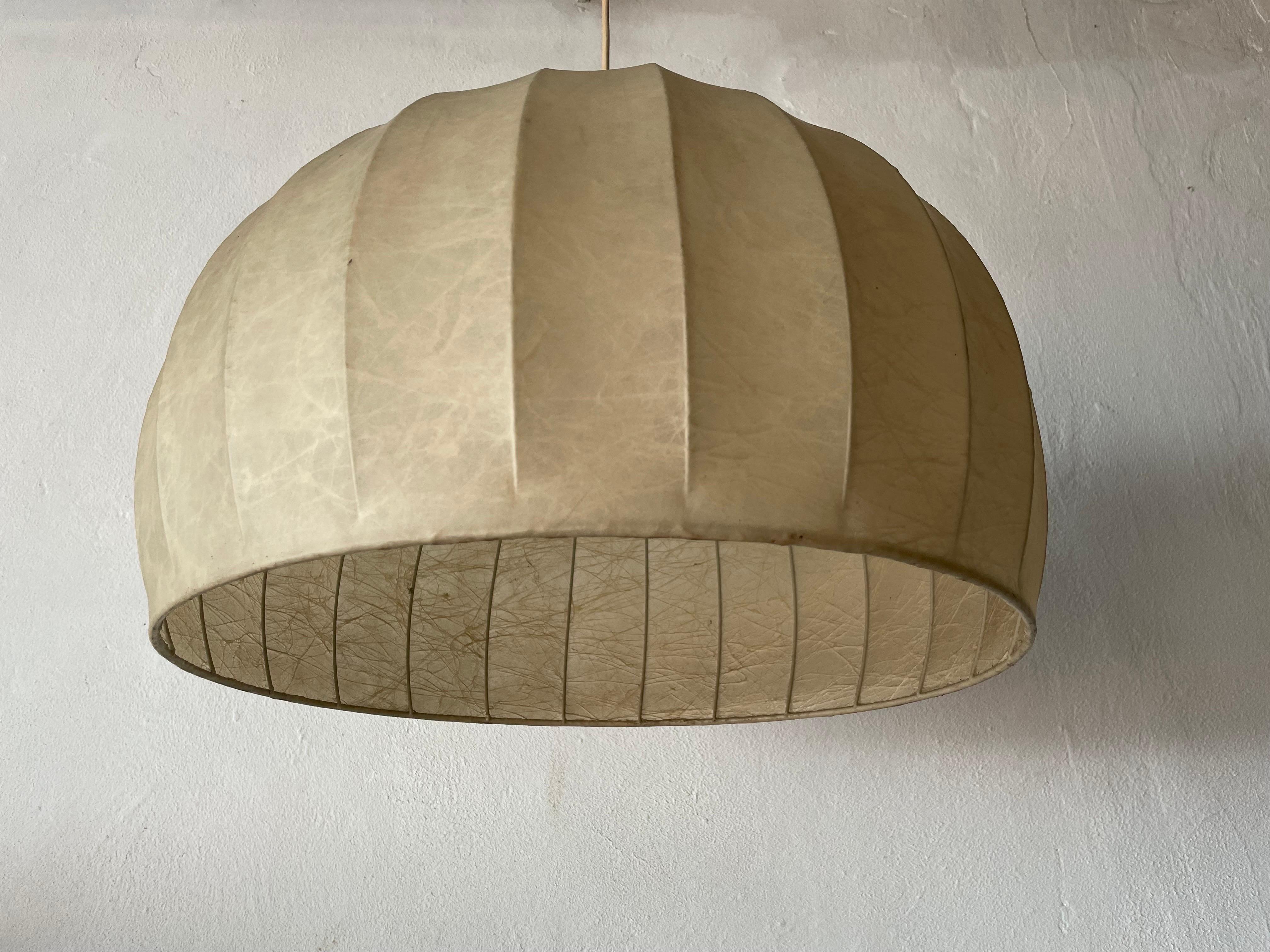 Mid-Century Modern Large Cocoon Pendant Lamp, 1960s, Italy