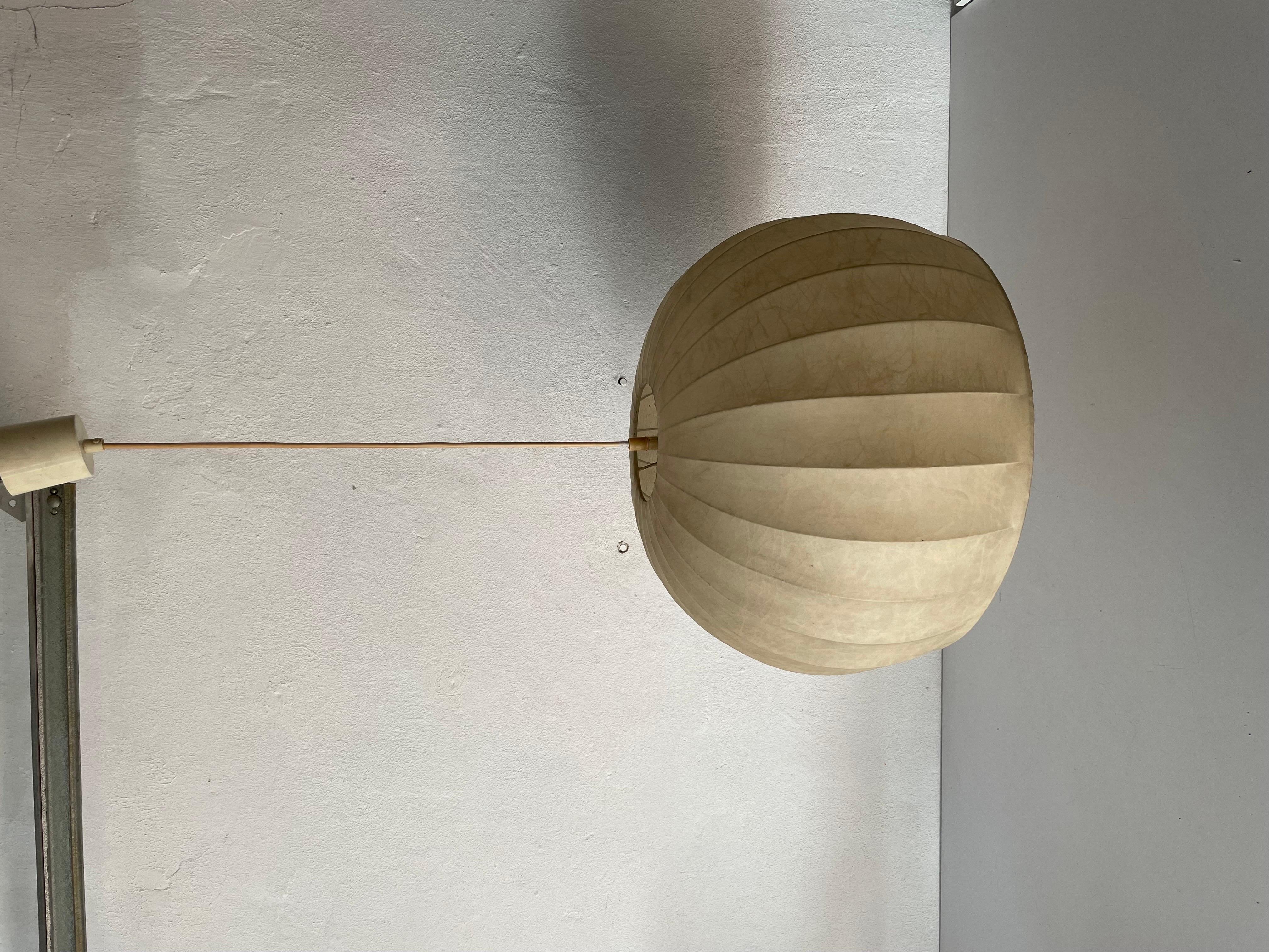Mid-20th Century Large Cocoon Pendant Lamp, 1960s, Italy