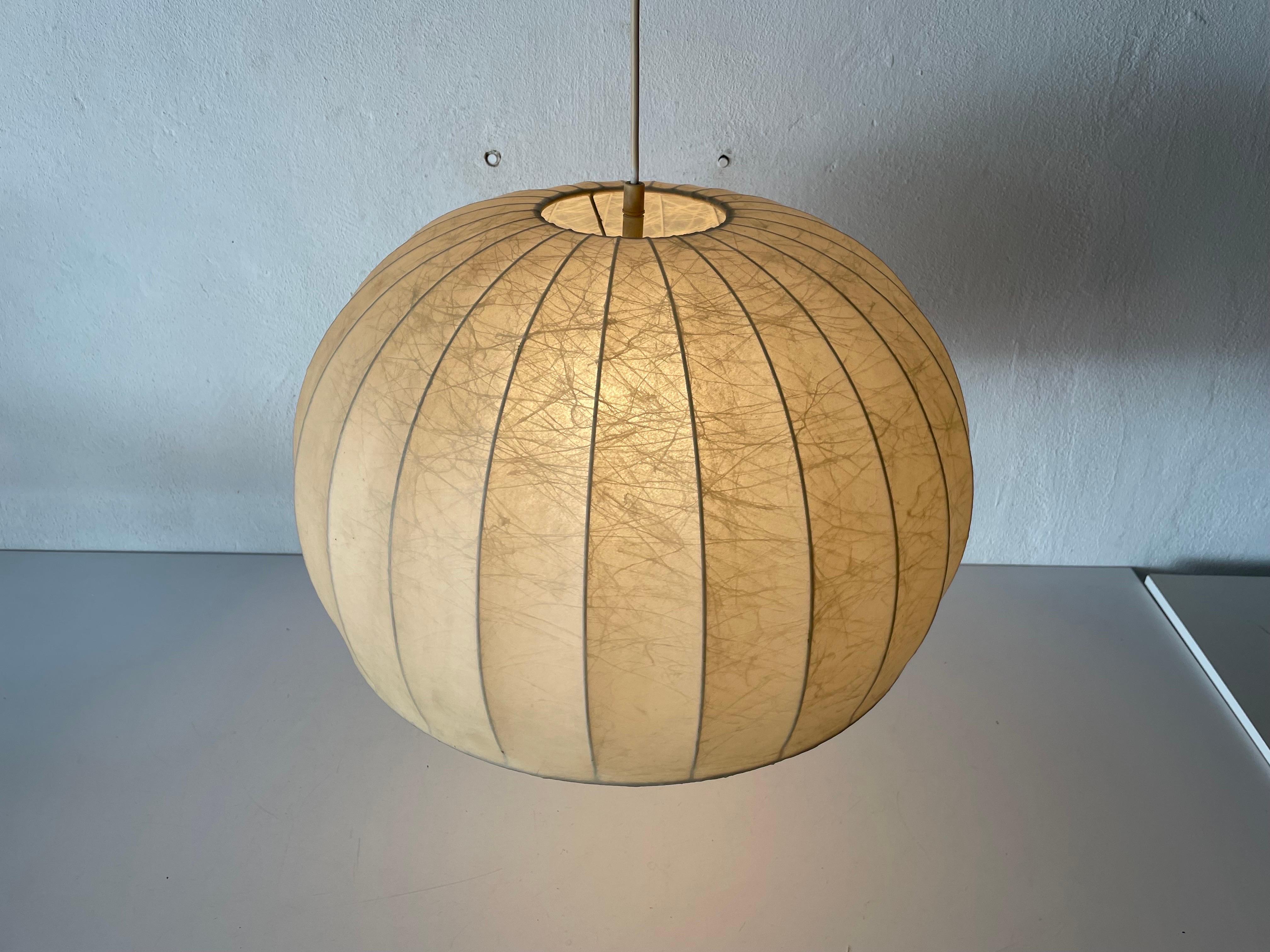 Large Cocoon Pendant Lamp, 1960s, Italy 2