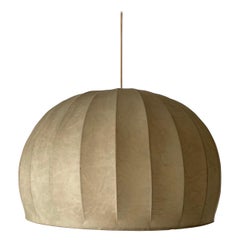 Large Cocoon Pendant Lamp, 1960s, Italy