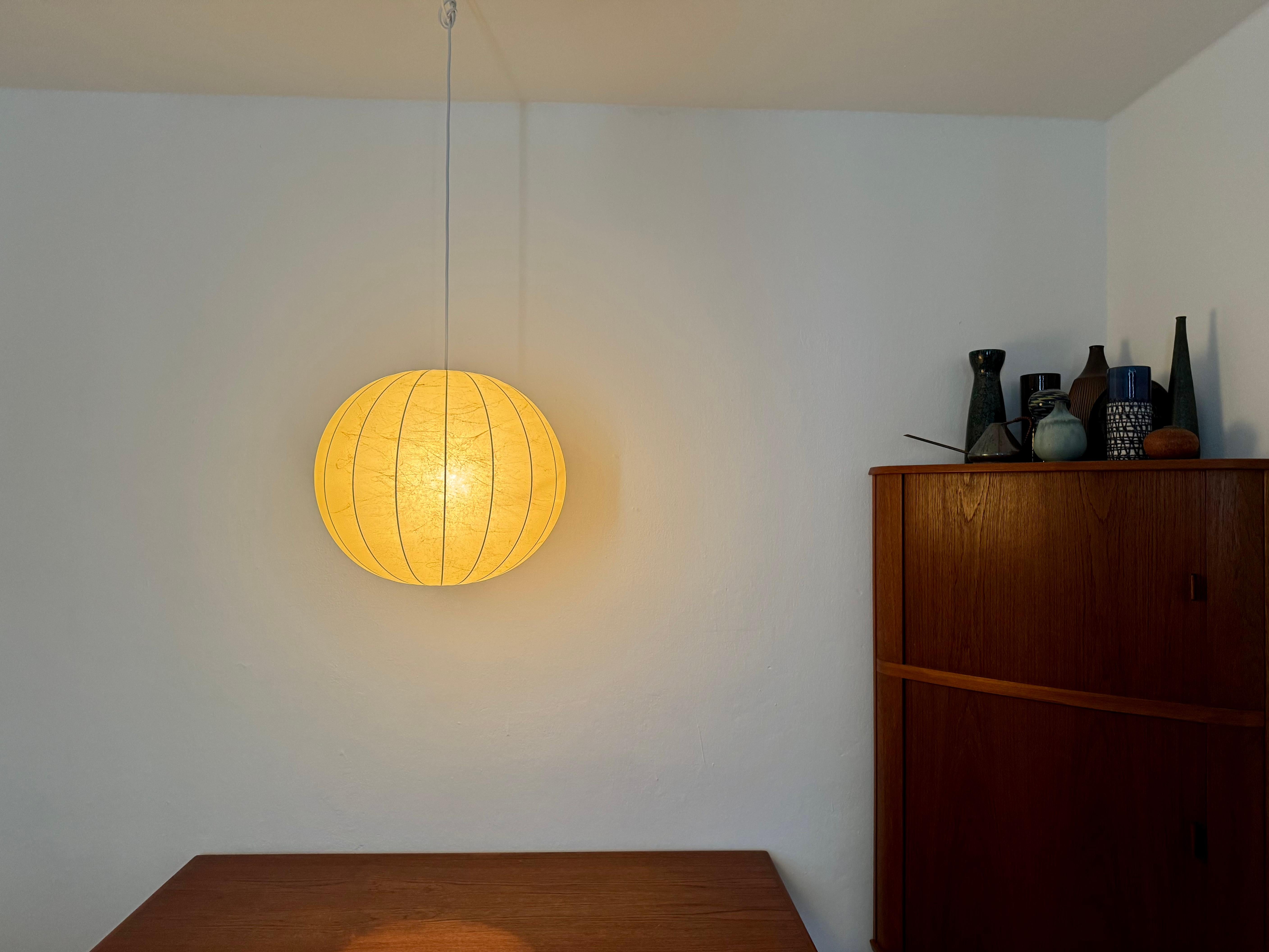Large Cocoon Pendant Lamp For Sale 3