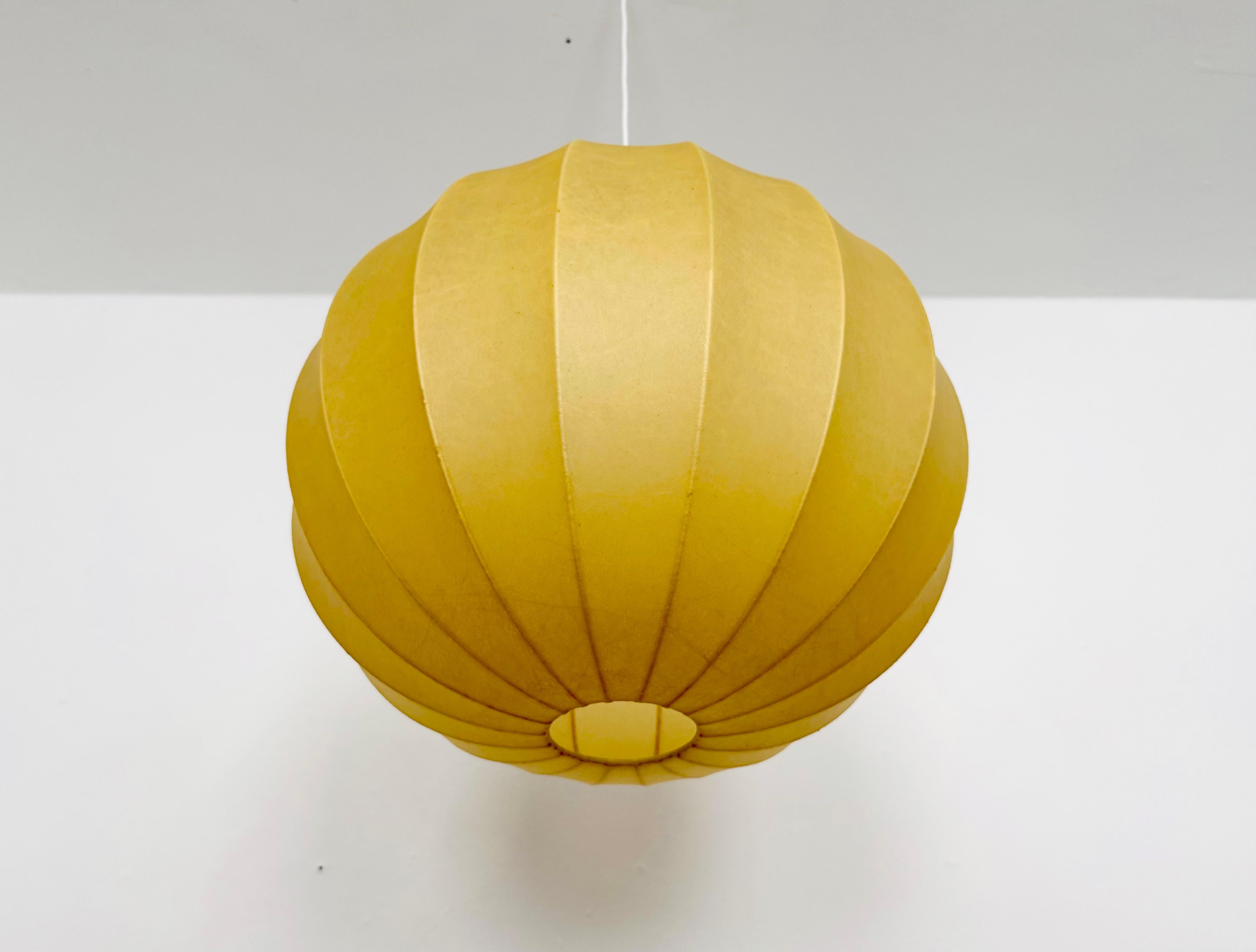 Italian Large Cocoon Pendant Lamp For Sale