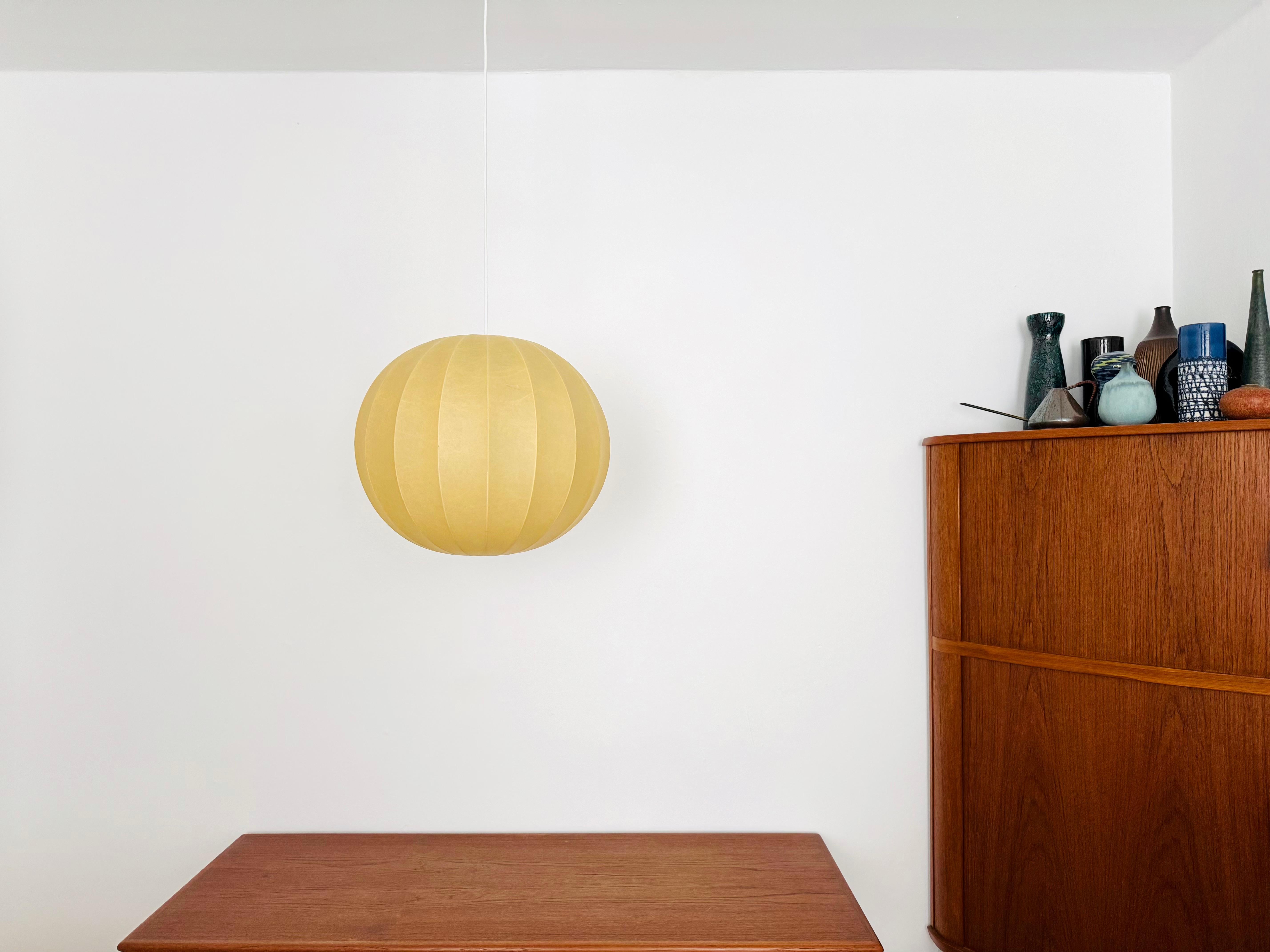 Mid-20th Century Large Cocoon Pendant Lamp For Sale