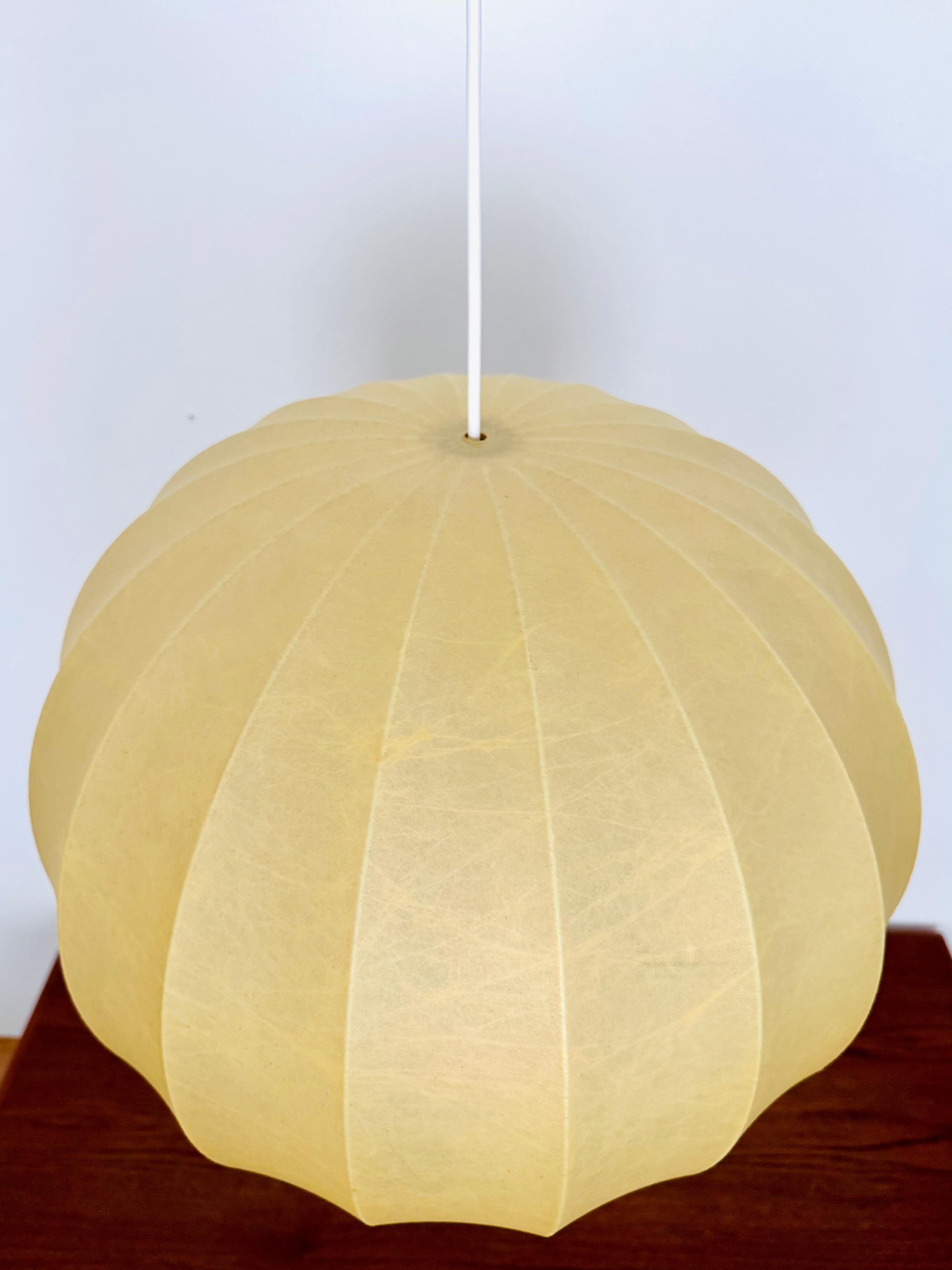 Metal Large Cocoon Pendant Lamp For Sale