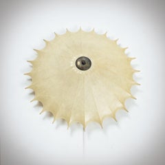 Friedel Wauer Cocoon étoile plafonnier mural encastré Goldkant Luchten 1960