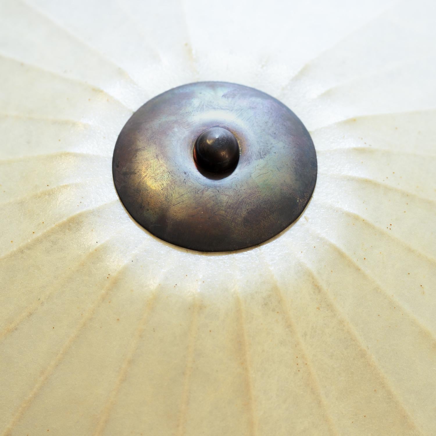 gran Cocoon star aplique de techo empotrable Friedel Wauer Goldkant Leuchten mediados del siglo XX en venta