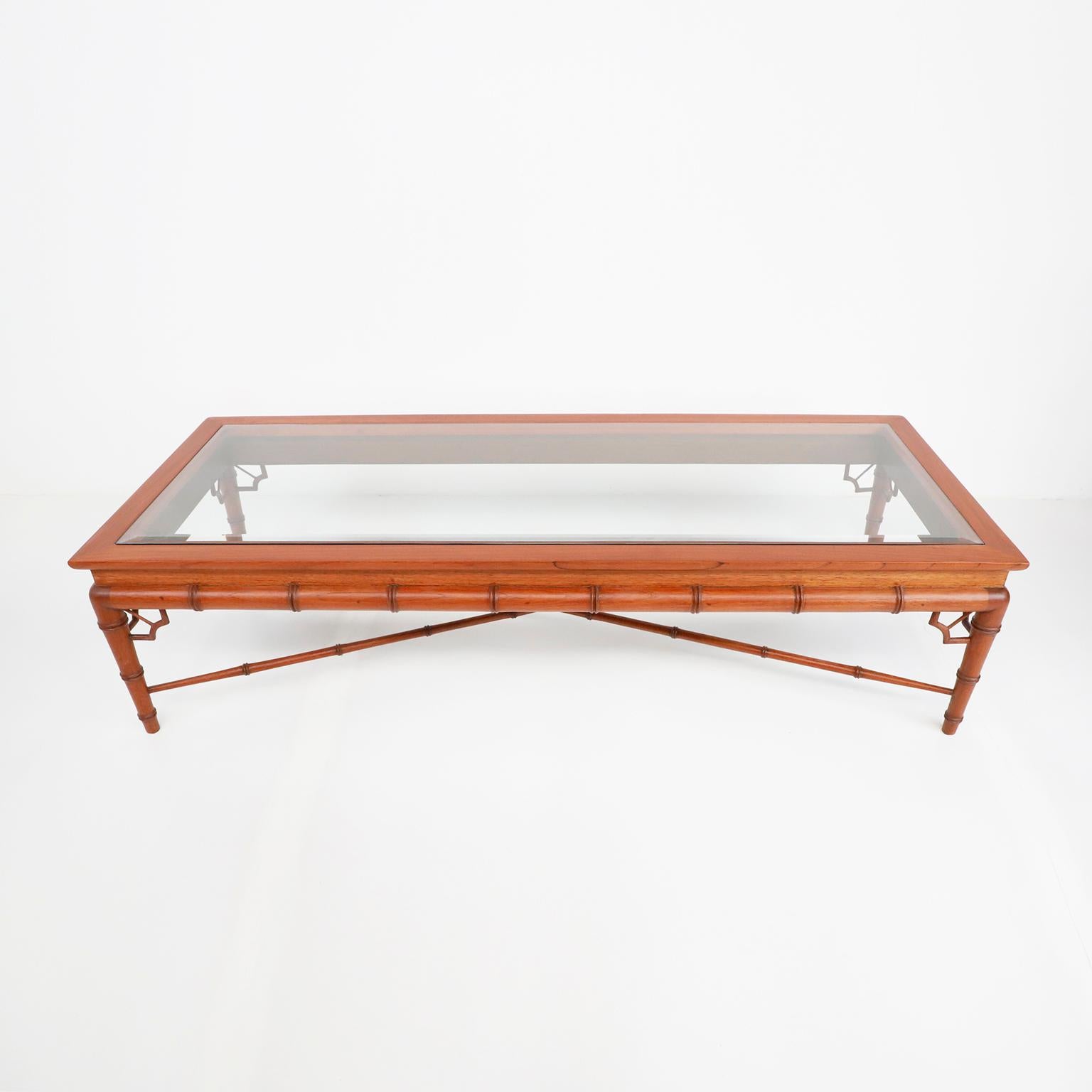 We offer this stunning large coffee table attributed to Frank Kyle, circa 1960.