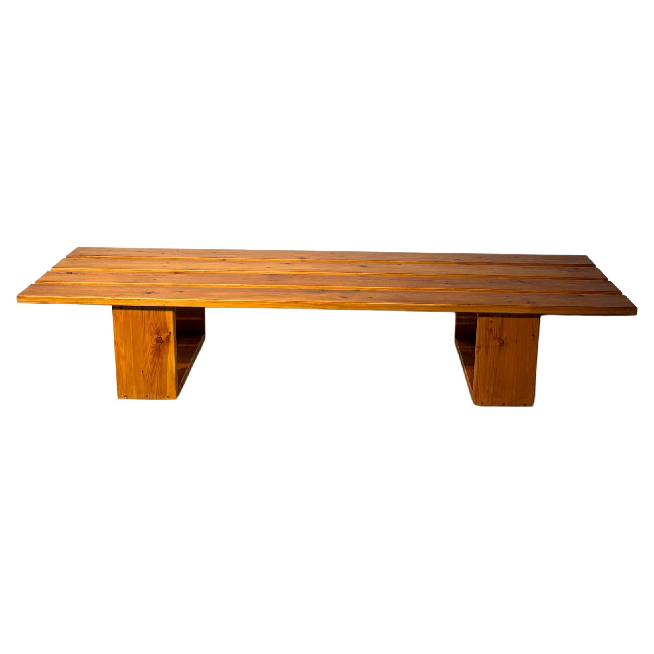 Large coffee table / bench by Ate Van Apeldoorn For Sale