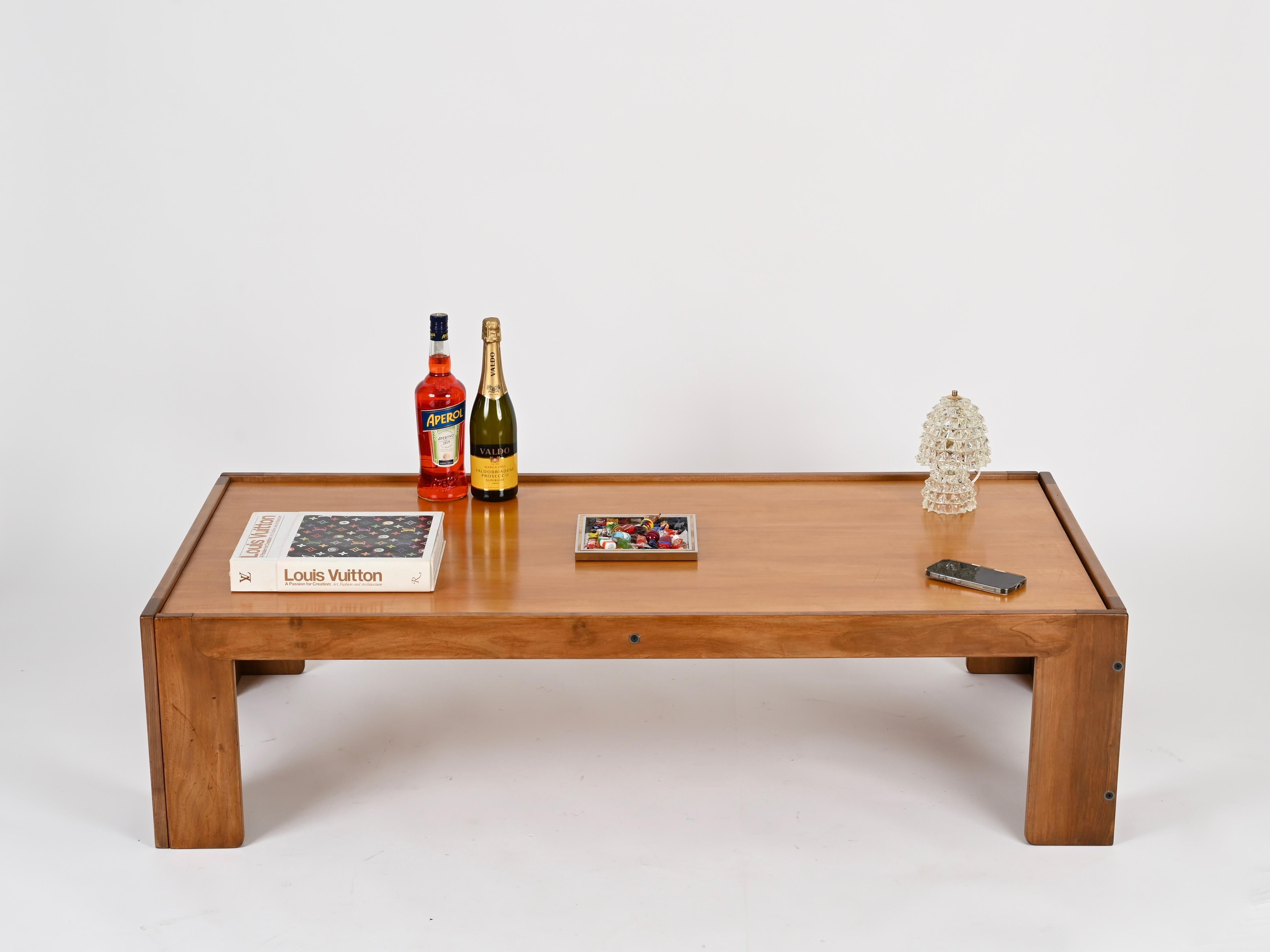 Grande table basse par Afra & Tobia Scarpa pour Cassina, Italie, années 1960 en vente 5
