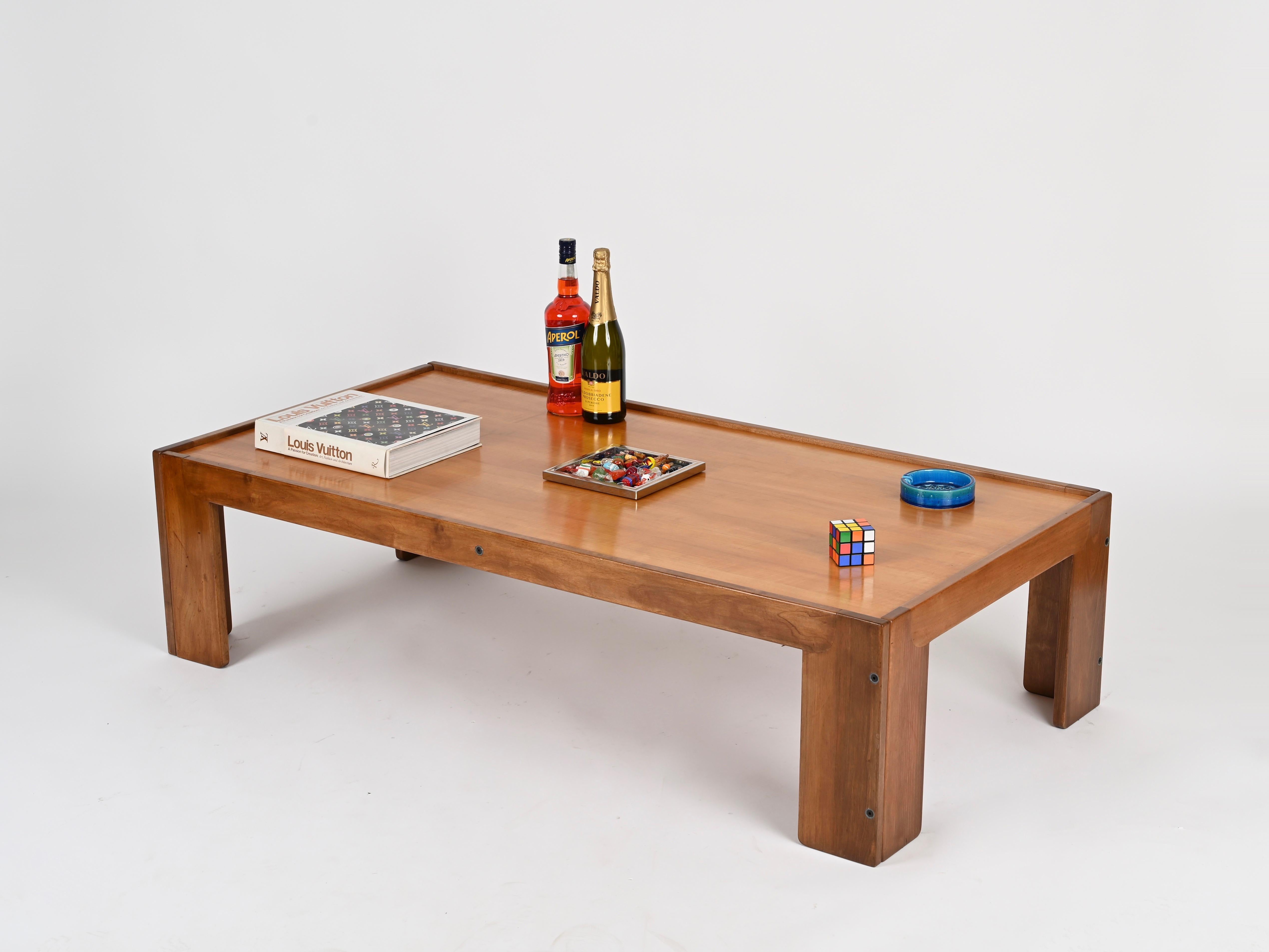 Grande table basse par Afra & Tobia Scarpa pour Cassina, Italie, années 1960 en vente 6