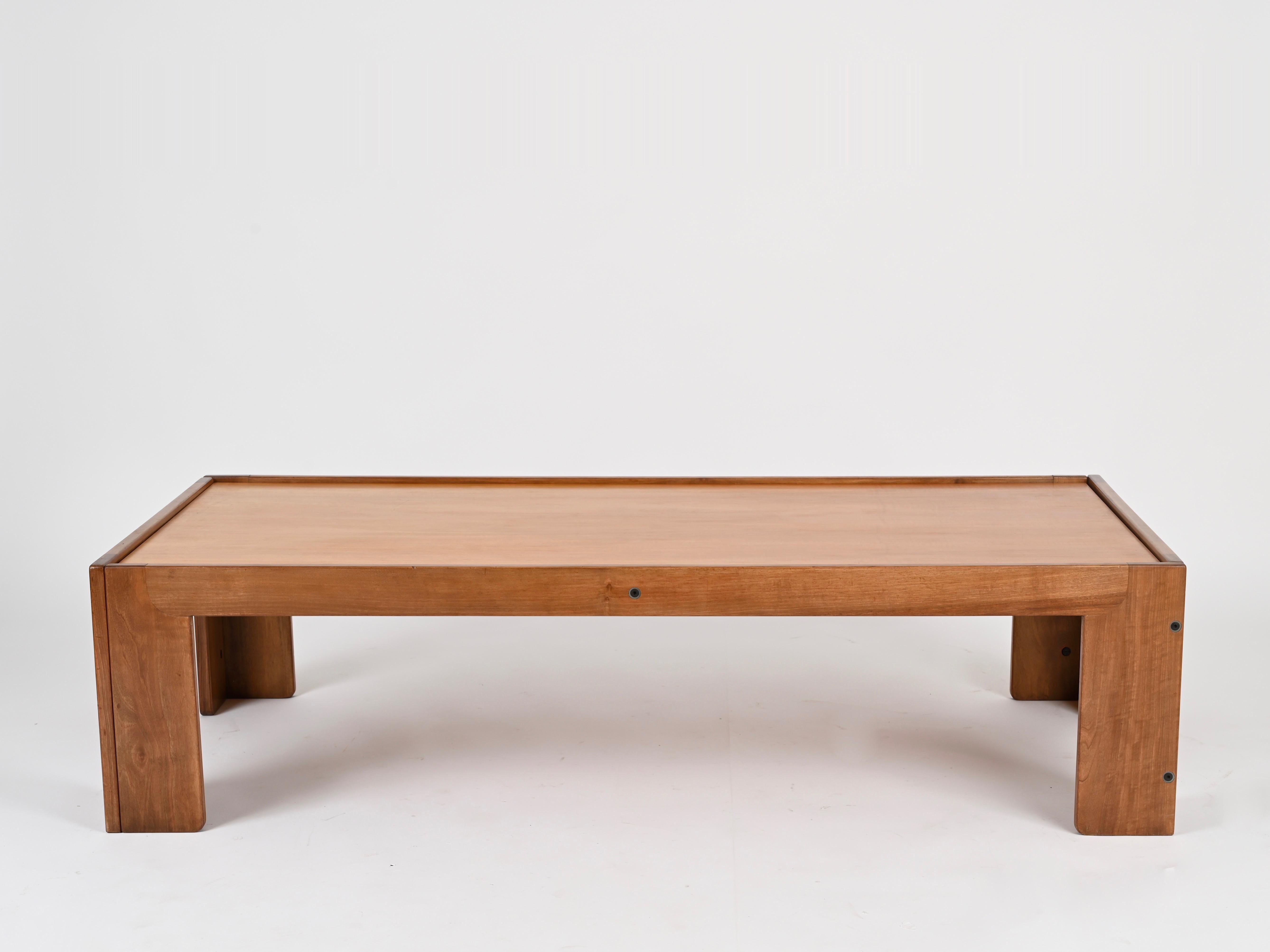 Mid-Century Modern Grande table basse par Afra & Tobia Scarpa pour Cassina, Italie, années 1960 en vente