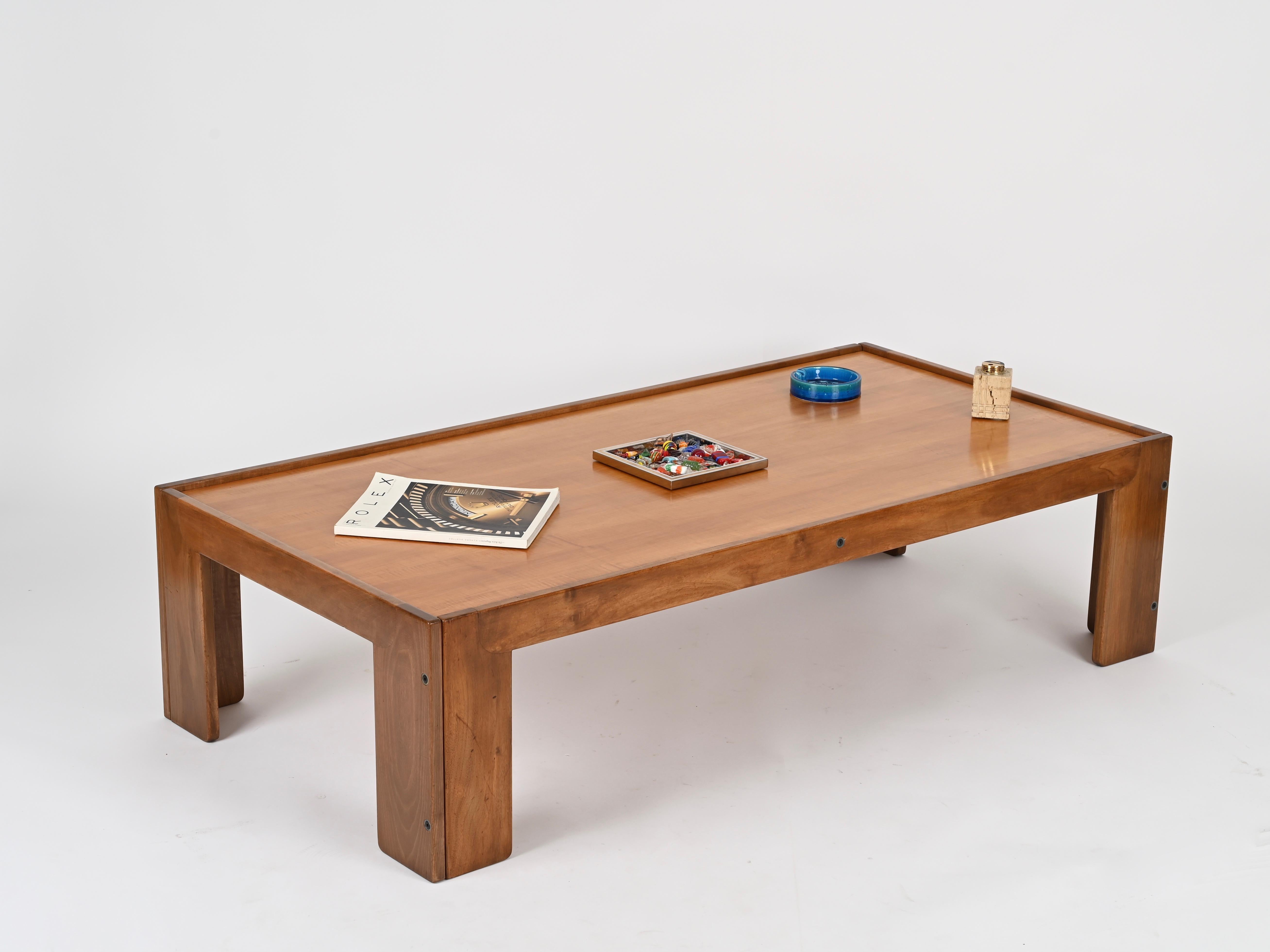 Grande table basse par Afra & Tobia Scarpa pour Cassina, Italie, années 1960 en vente 1