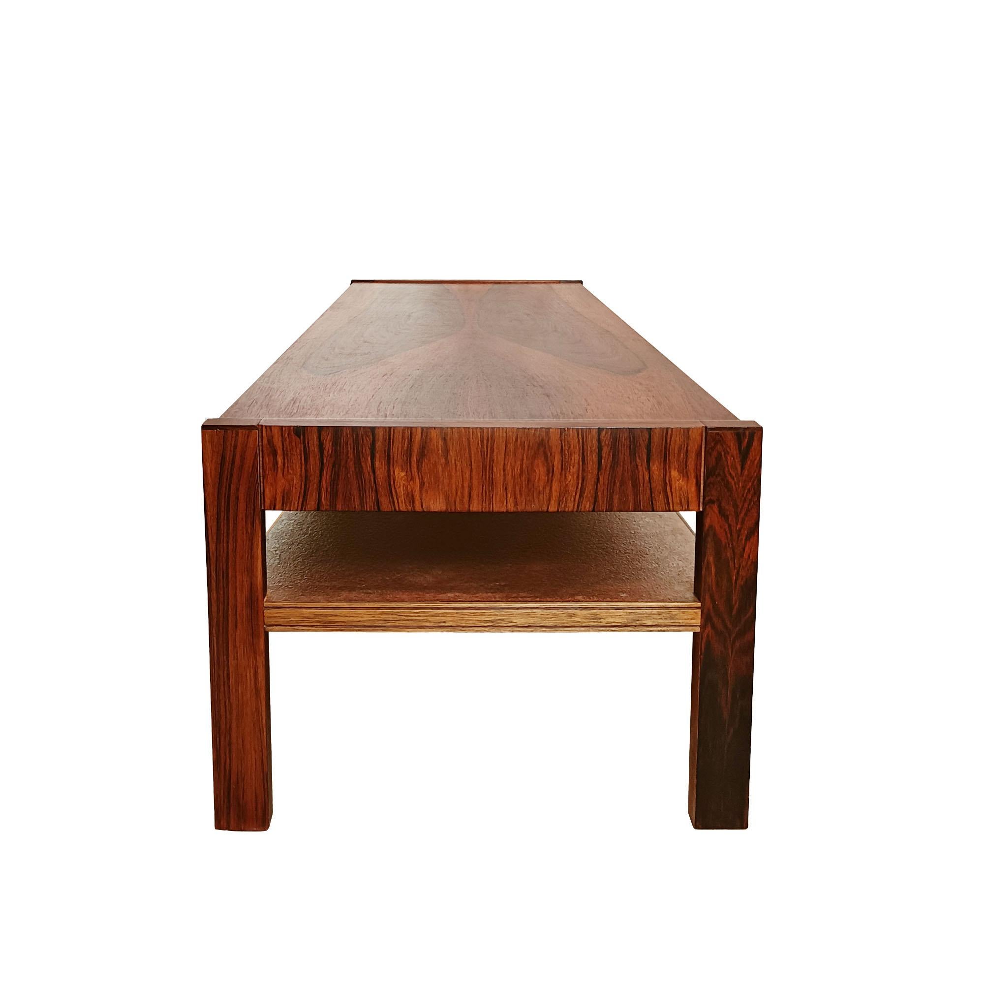 Mid-Century Modern Grande table basse par Aurora - Belgique 1960 en vente