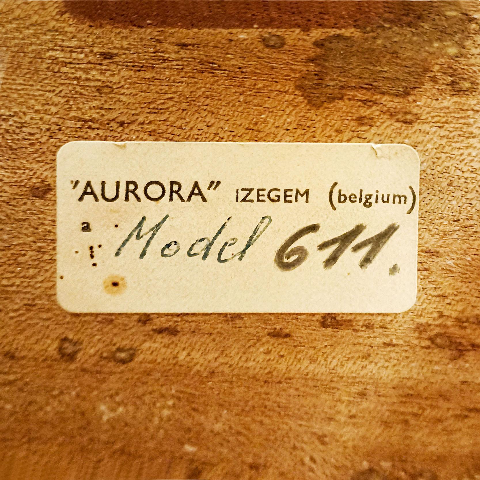 Grande table basse par Aurora - Belgique 1960 en vente 1