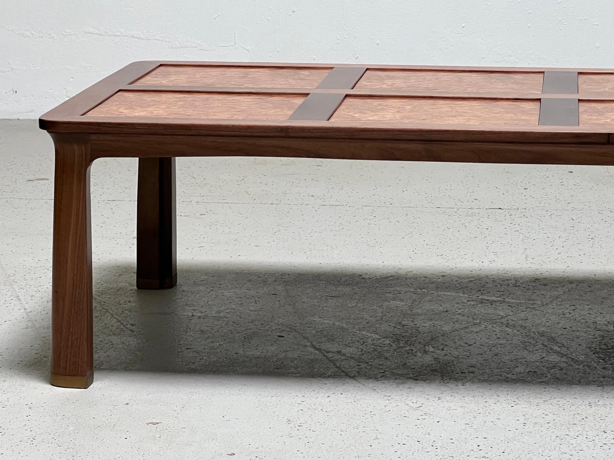 Mid-20th Century Large Coffee Table by Edward Wormley for Dunbar