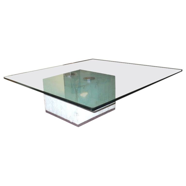 large coffee table by Giovanni Offredi For Sale