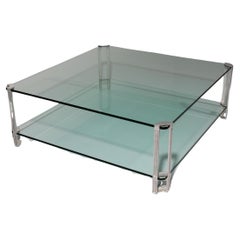 Large Coffee Table by Peter Ghyczy, Model T24 (120x120x45)